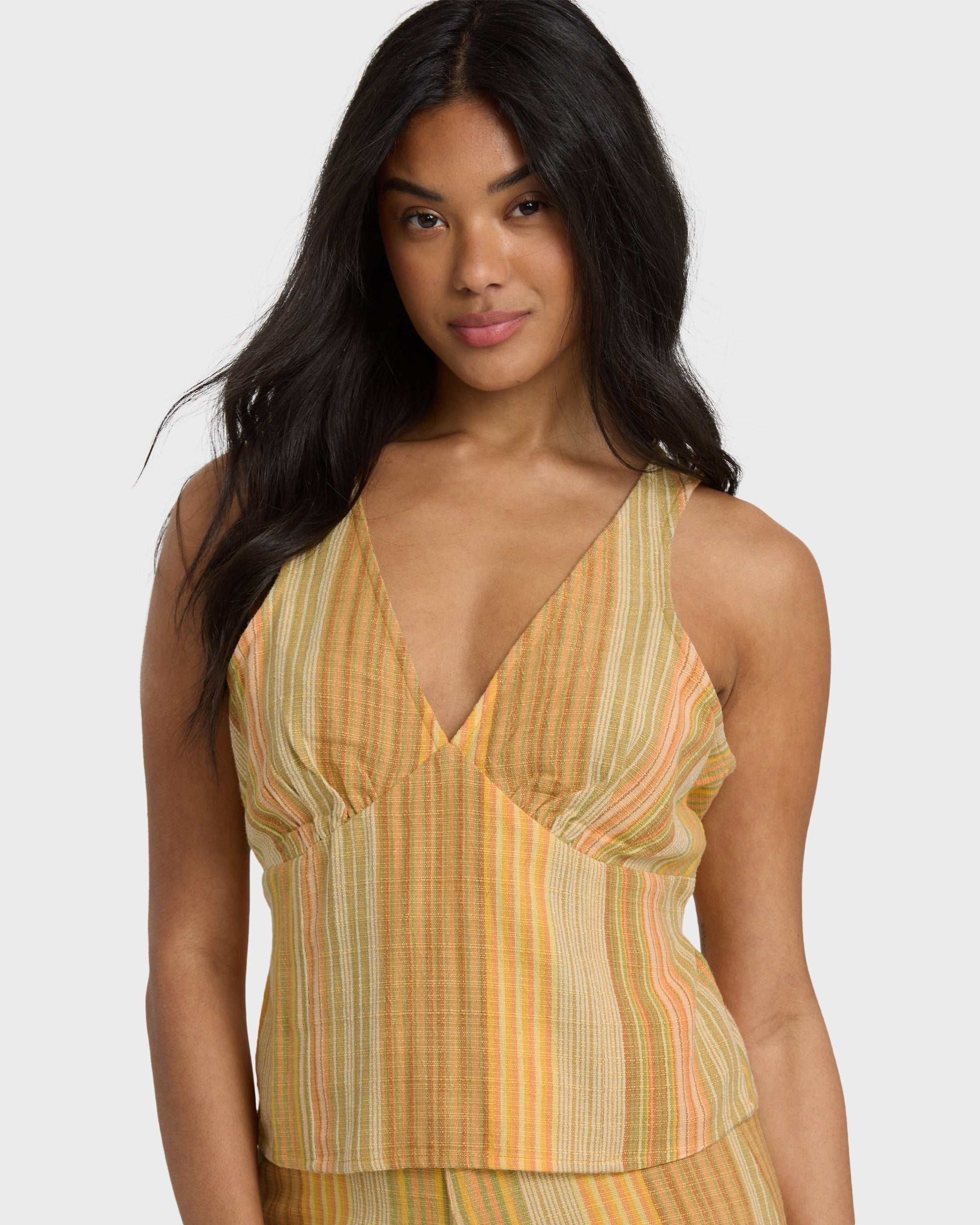 Billabong Hazy Daze Top - Brown Multi
