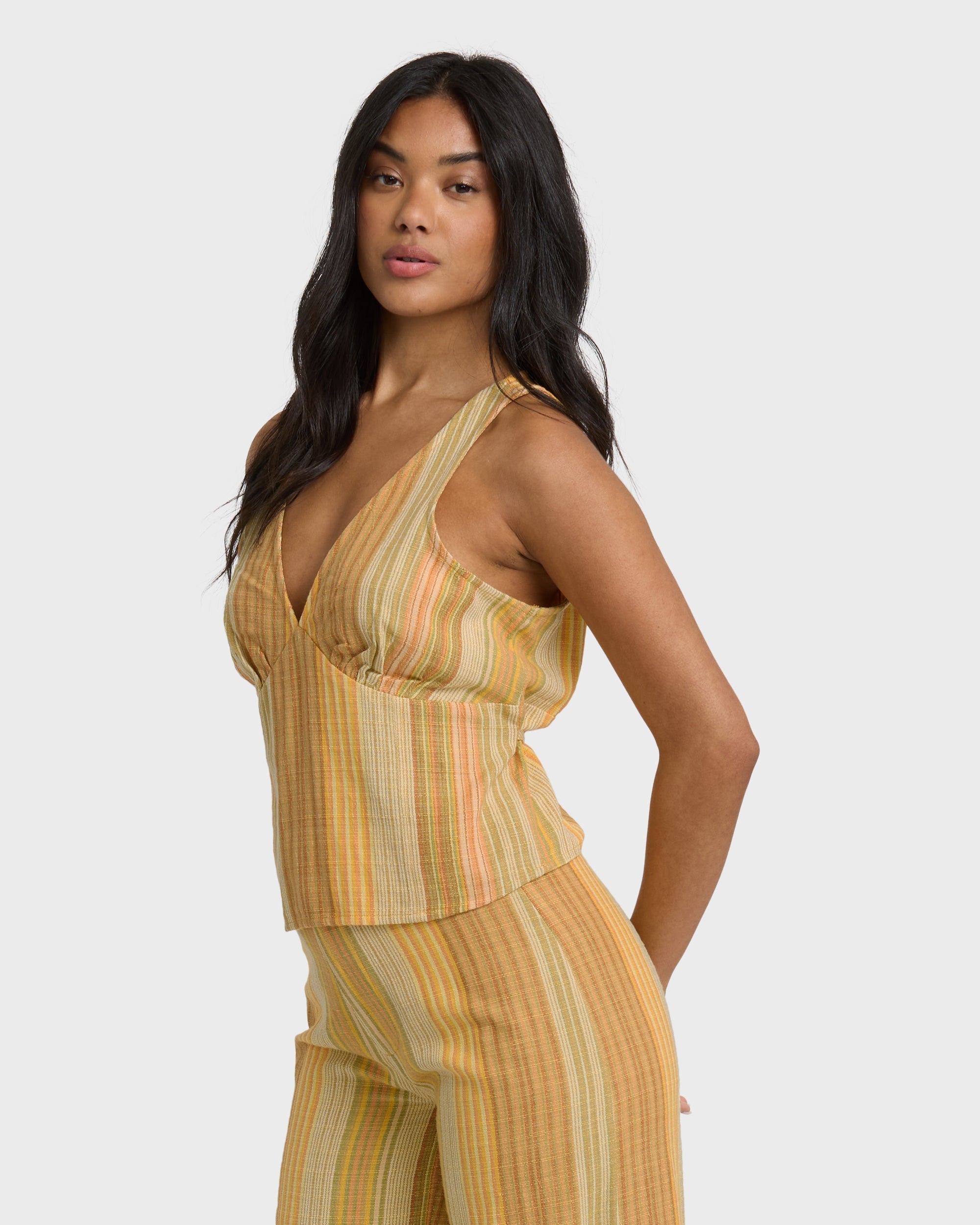 Billabong Hazy Daze Top - Brown Multi