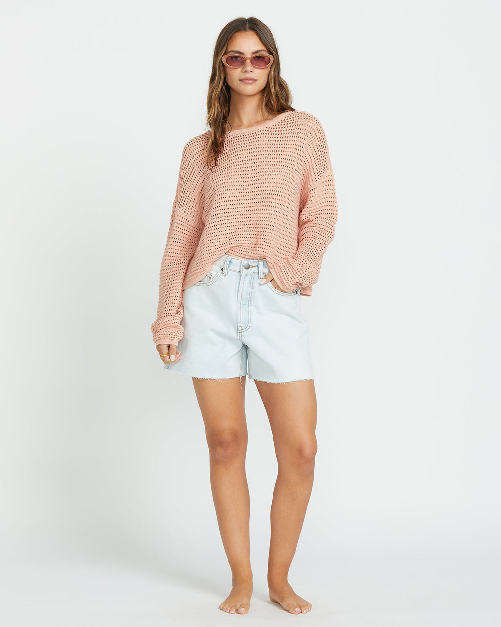 Billabong Daybreak Sweater - Faded Rose
