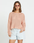 Billabong Daybreak Sweater - Faded Rose