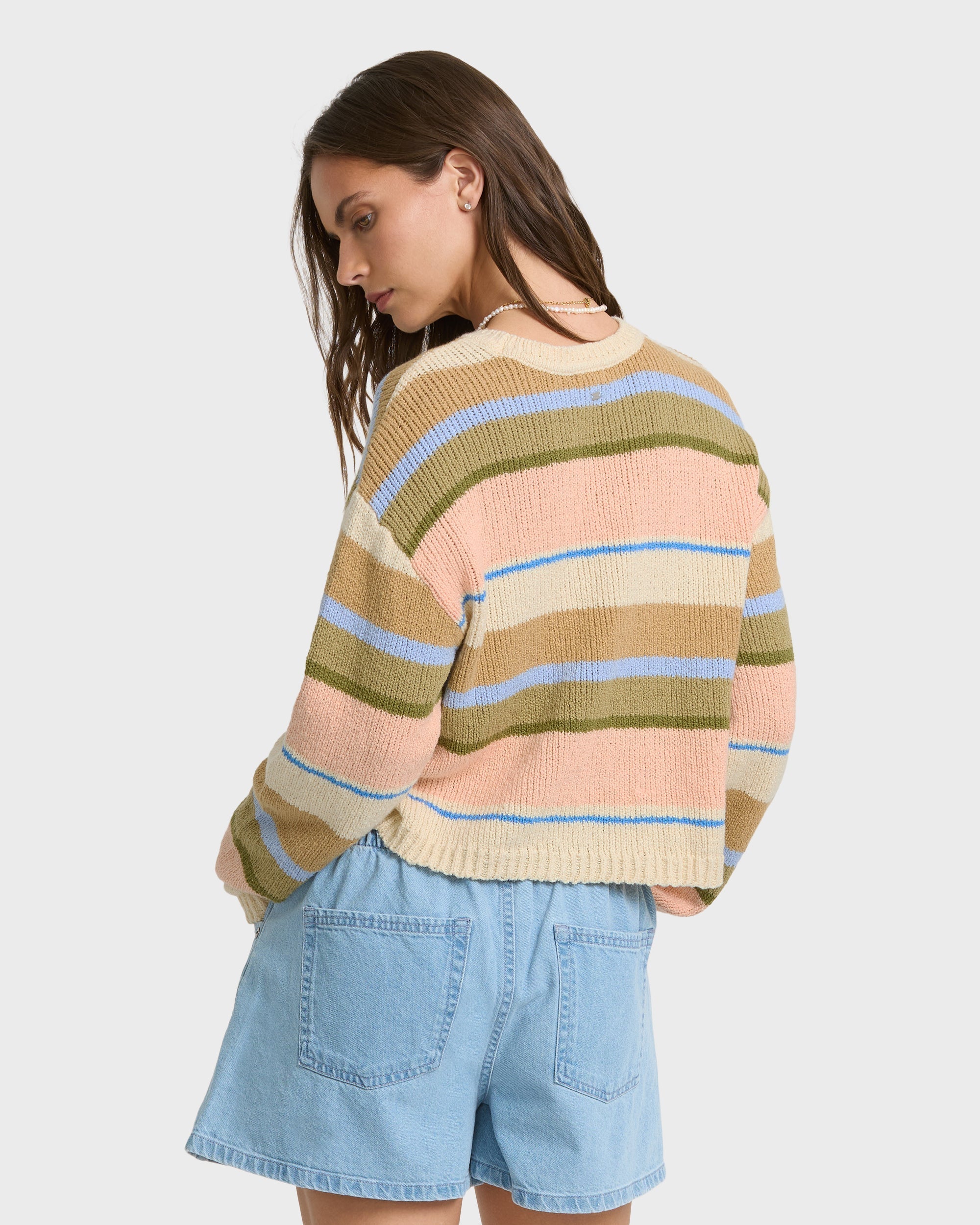 Billabong Bright Sol Sweater - Light Peach