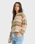 Billabong Bright Sol Sweater - Light Peach