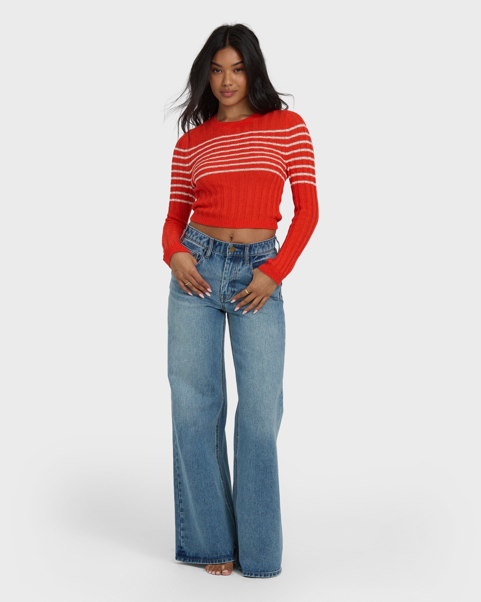 Billabong Clare Sweater - Red Aloha