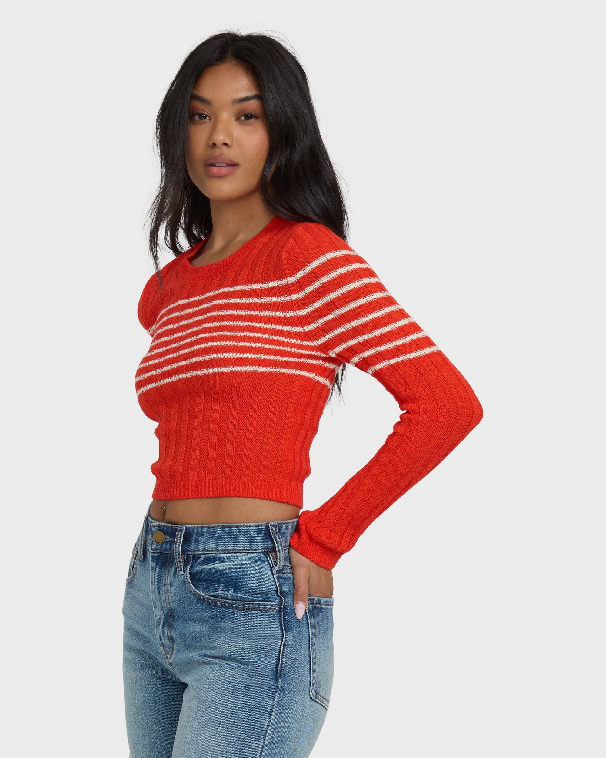 Billabong Clare Sweater - Red Aloha