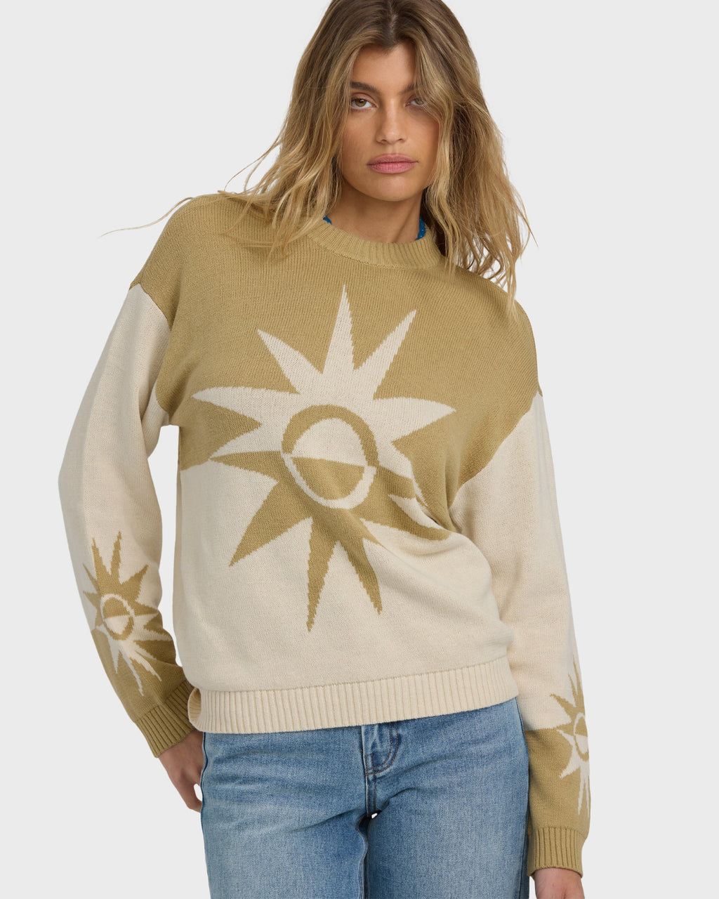 Billabong Reverse Heat Sweater - Green Ash