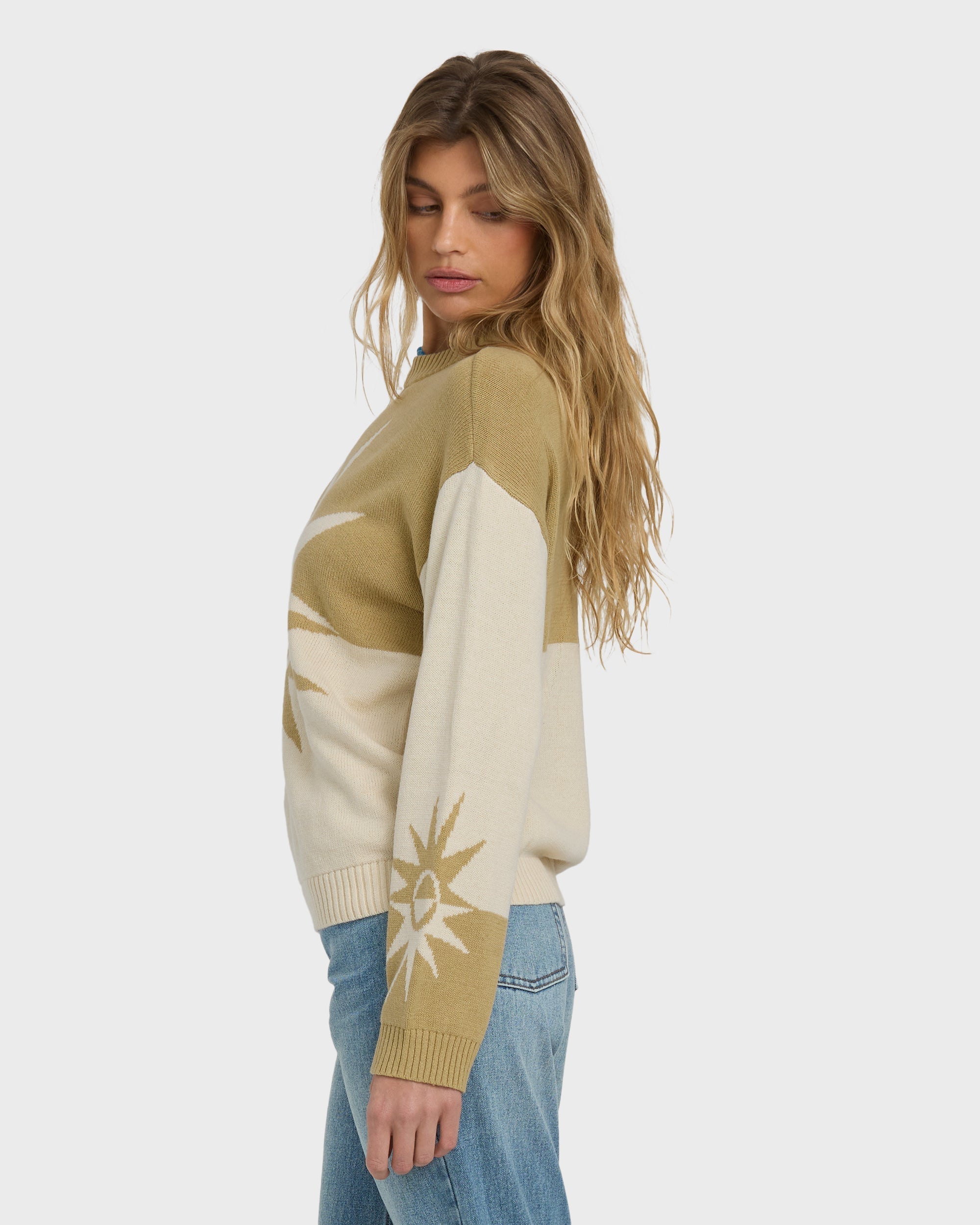 Billabong Reverse Heat Sweater - Green Ash