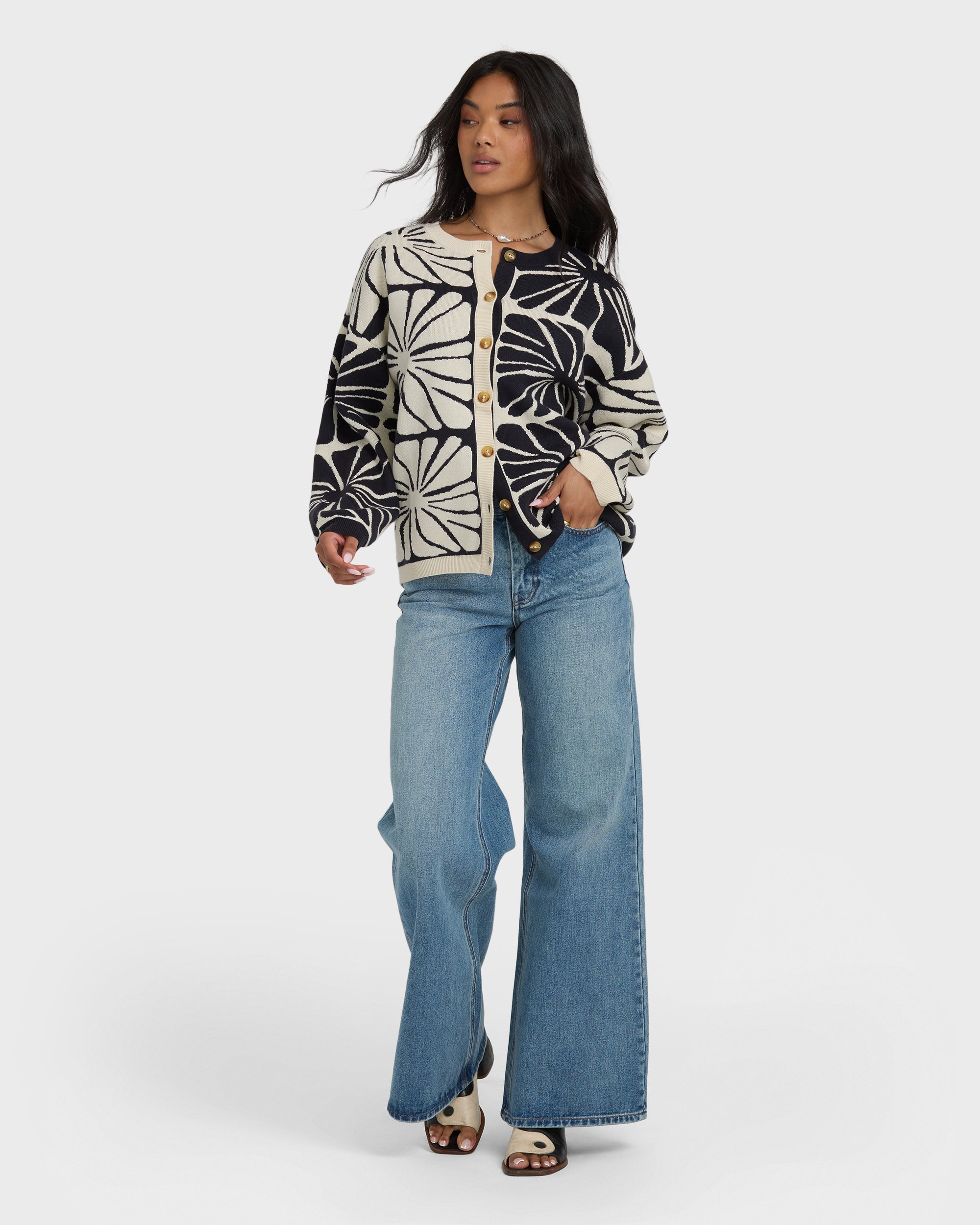 Billabong Overheated Cardi - Black Sands