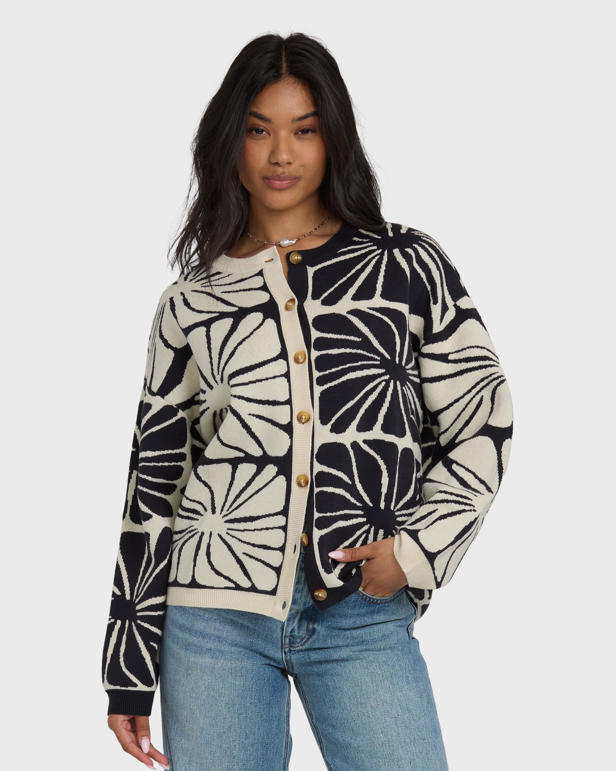 Billabong Overheated Cardi - Black Sands