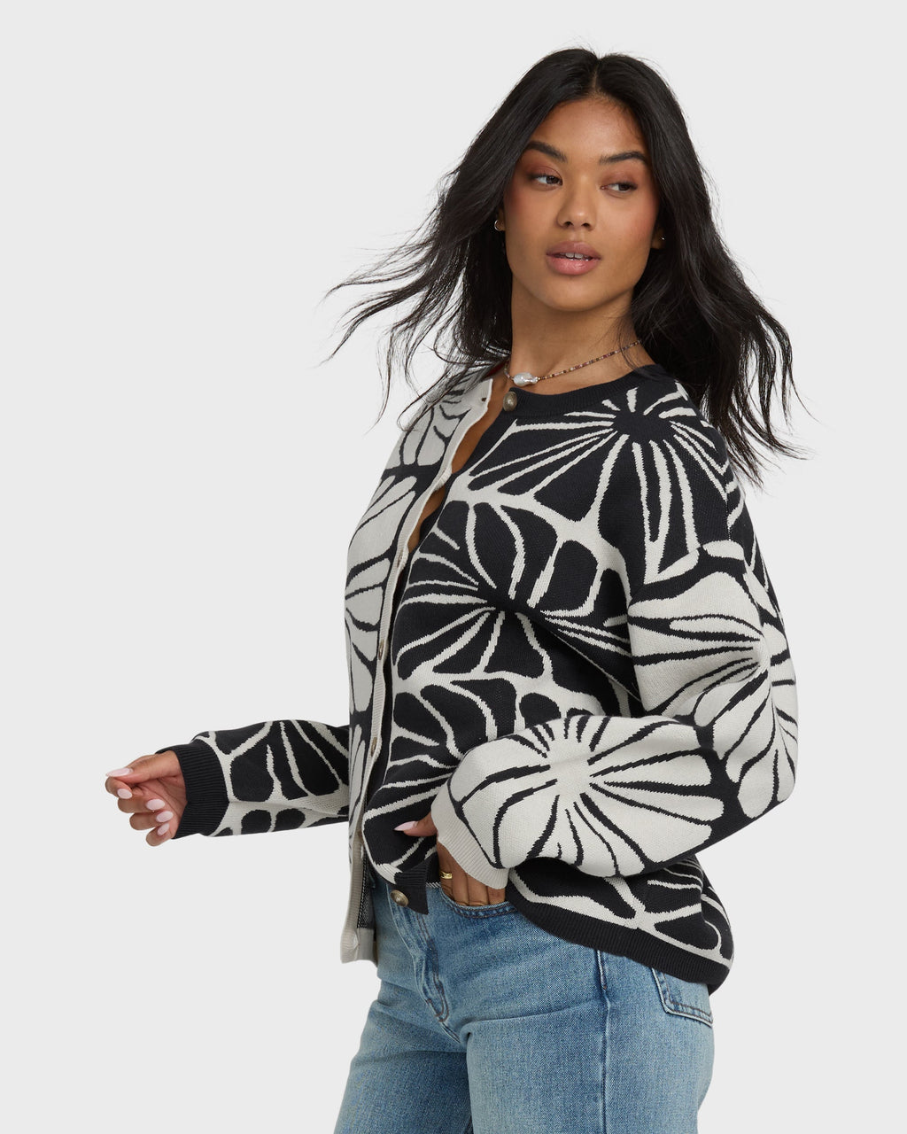 Billabong Overheated Cardi - Black Sands