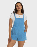 Billabong Beach Crush Denim Overalls - Salt Washed