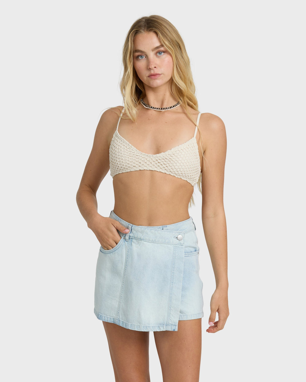 Billabong Jade Saltwashed Skort - Blue Mist