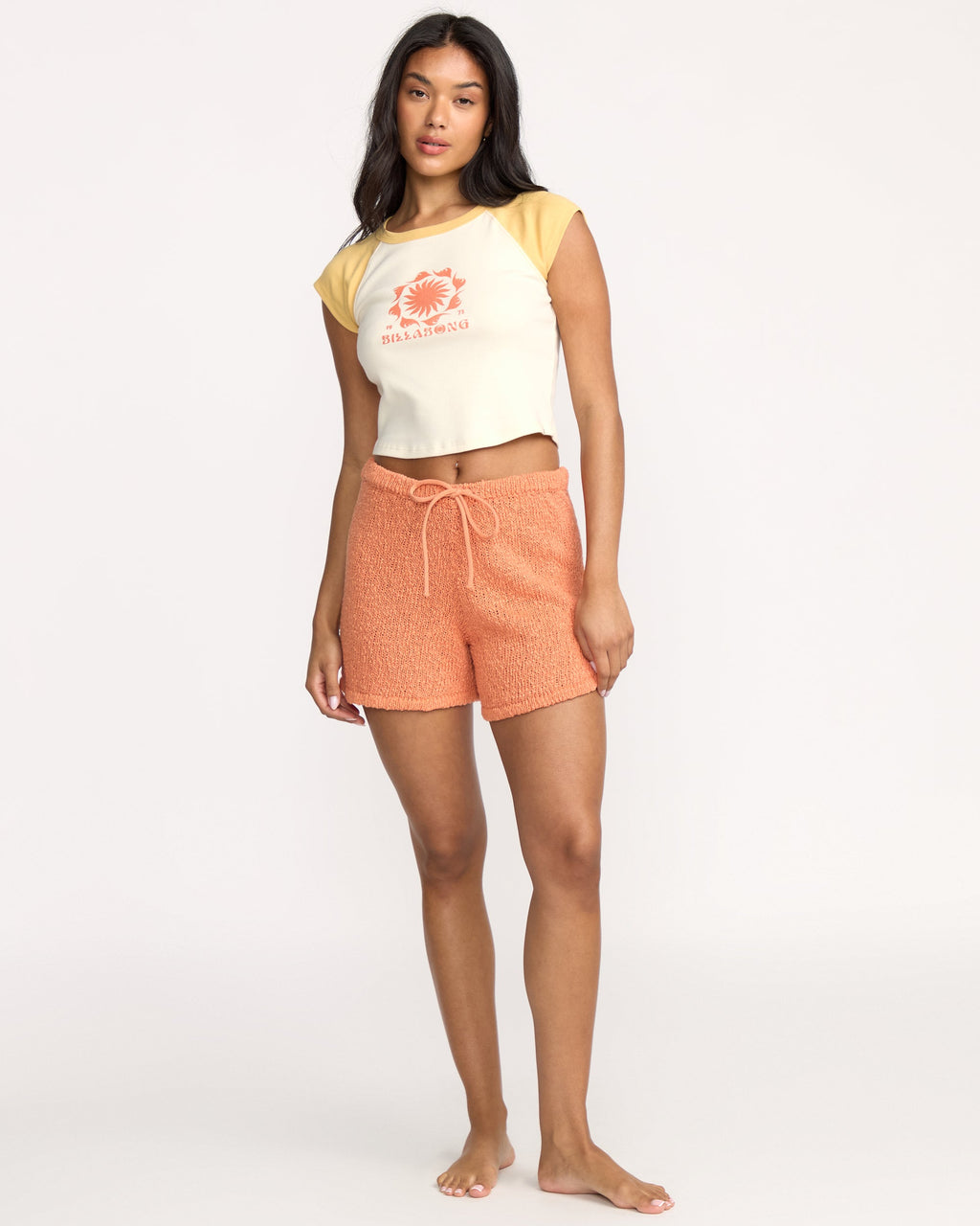 Billabong Gia Sweater Shorts - Sunset
