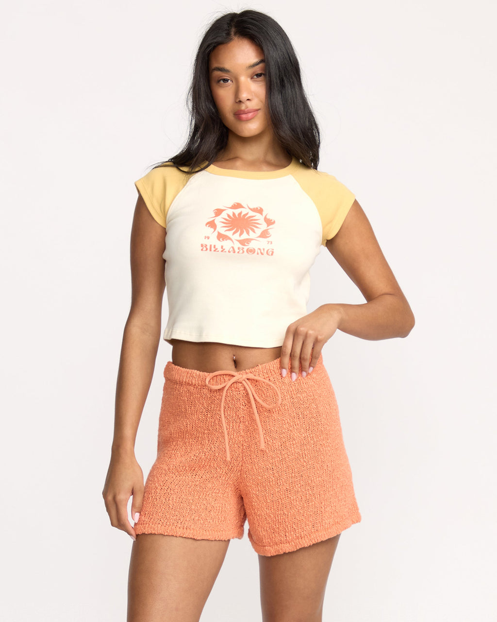 Billabong Gia Sweater Shorts - Sunset