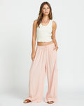 Billabong Beach Babe Cargo Elastic Waist Pants - Dusty Peach