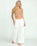 Billabong Beach Babe Cargo Elastic Waist Pants - Salt Crystal