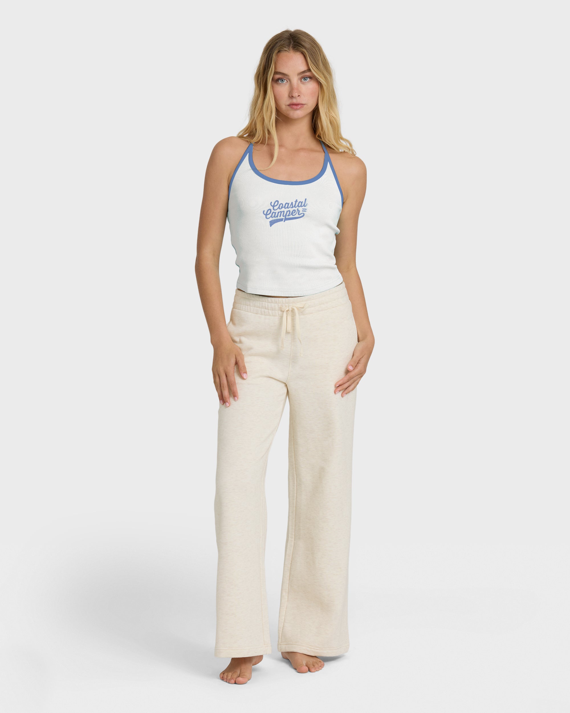 Billabong Cozy Camper Sweat Pants - Oatmeal Heather