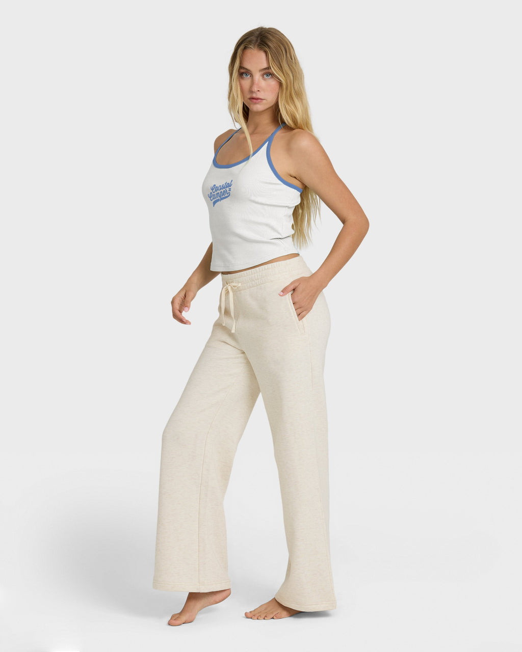 Billabong Cozy Camper Sweat Pants - Oatmeal Heather