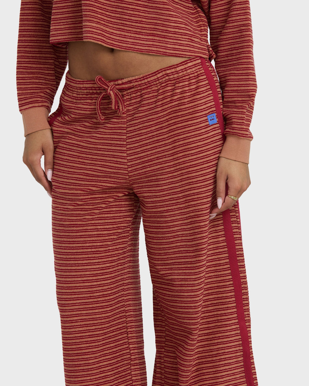 Billabong Date Palm Terry Pants - Rose Brown