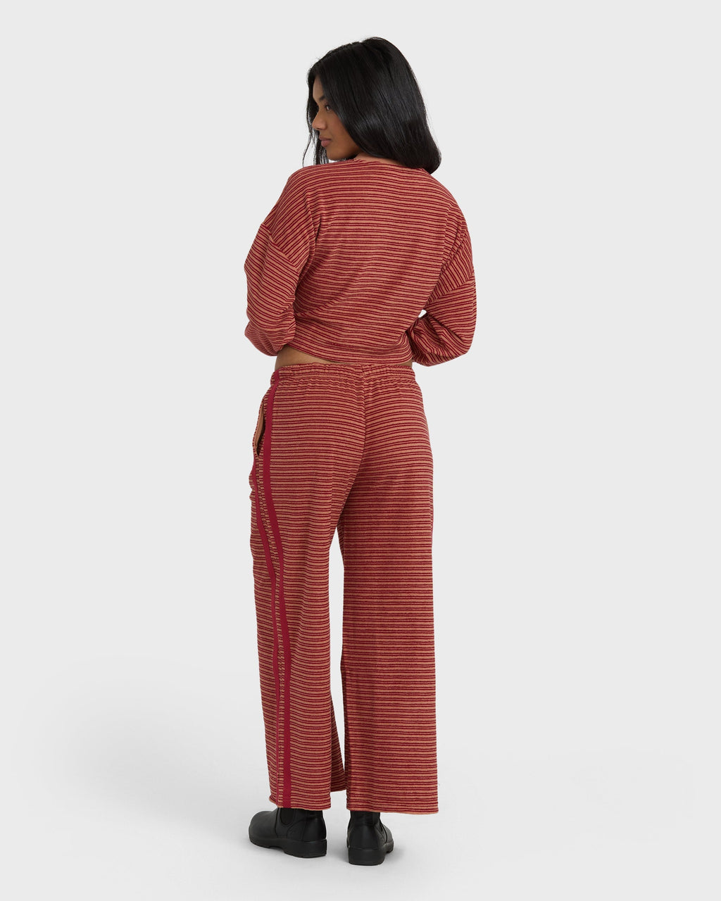 Billabong Date Palm Terry Pants - Rose Brown