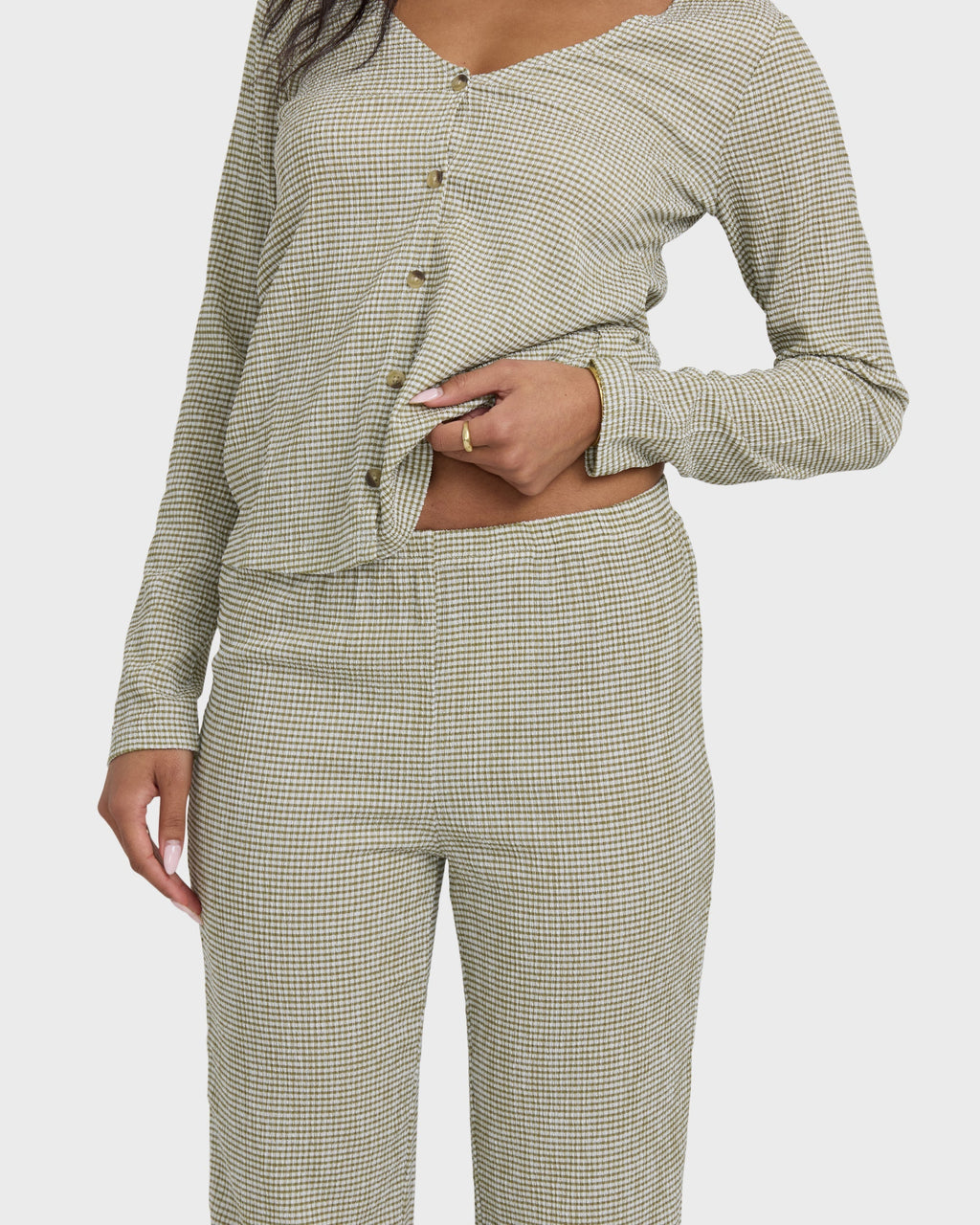 Billabong Hot Check Knitpants - Martini Olive