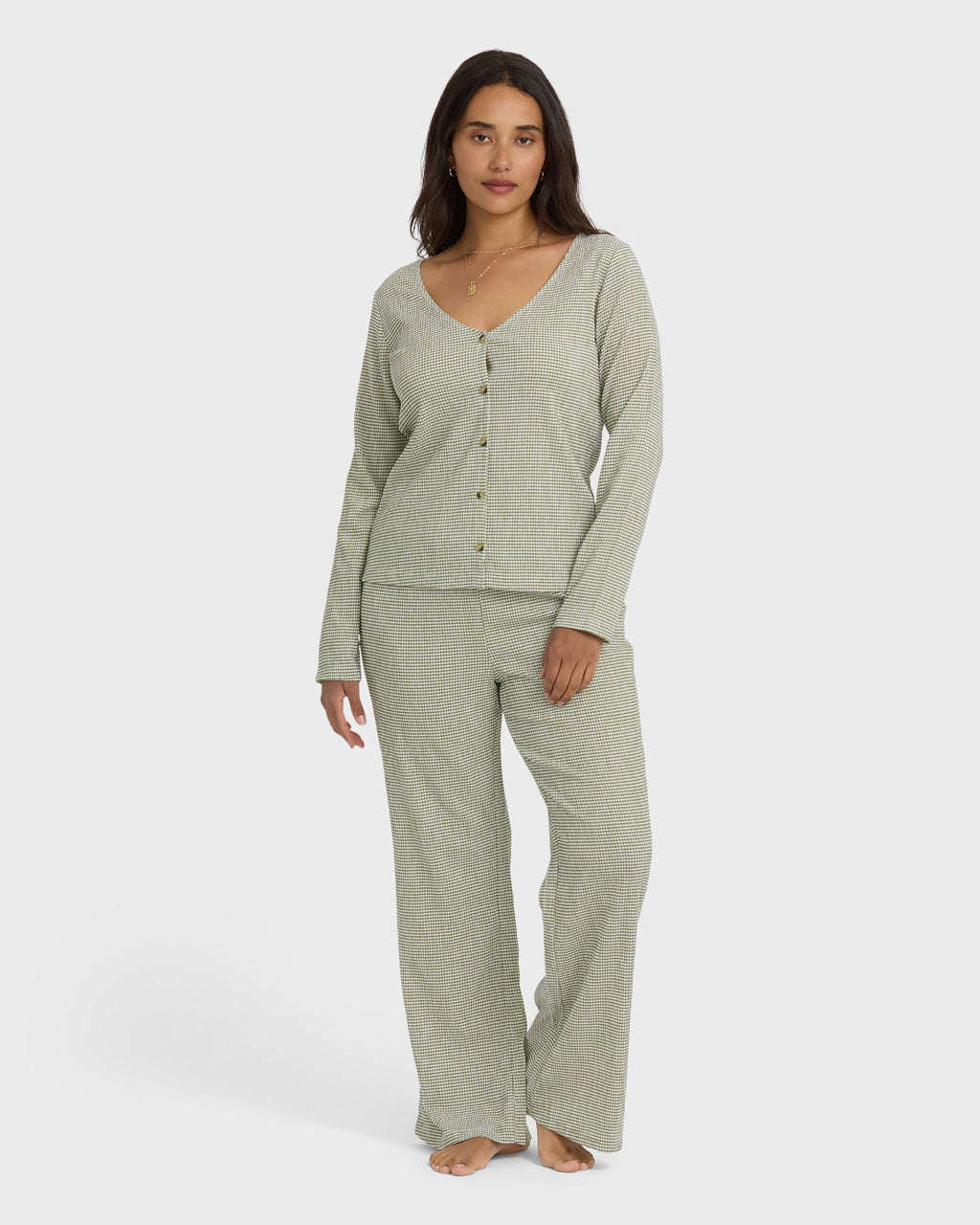 Billabong Hot Check Knitpants - Martini Olive