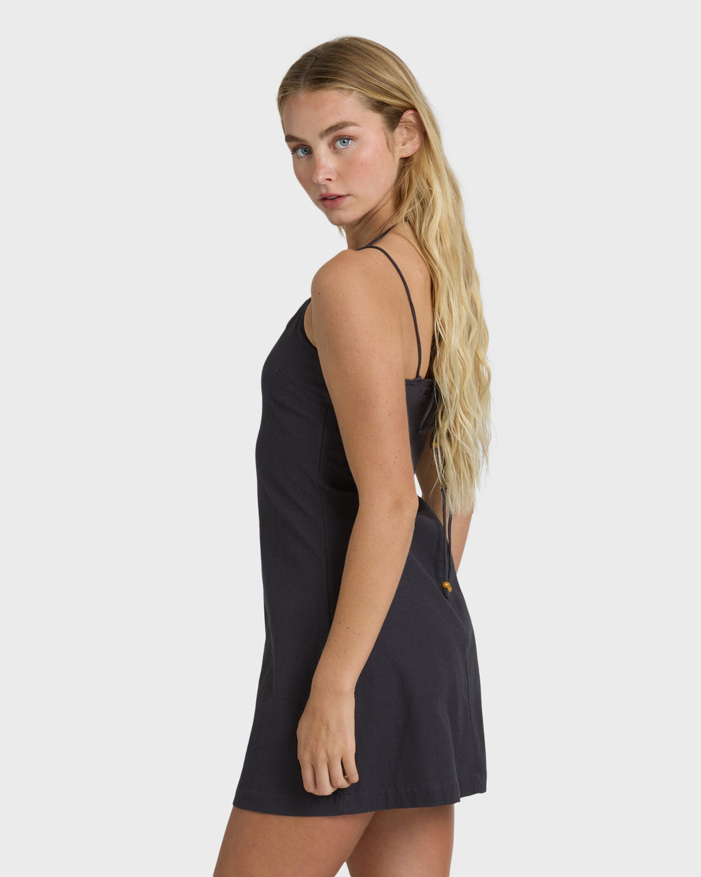 Billabong Midnight Wave Mini Dress - Black Sands