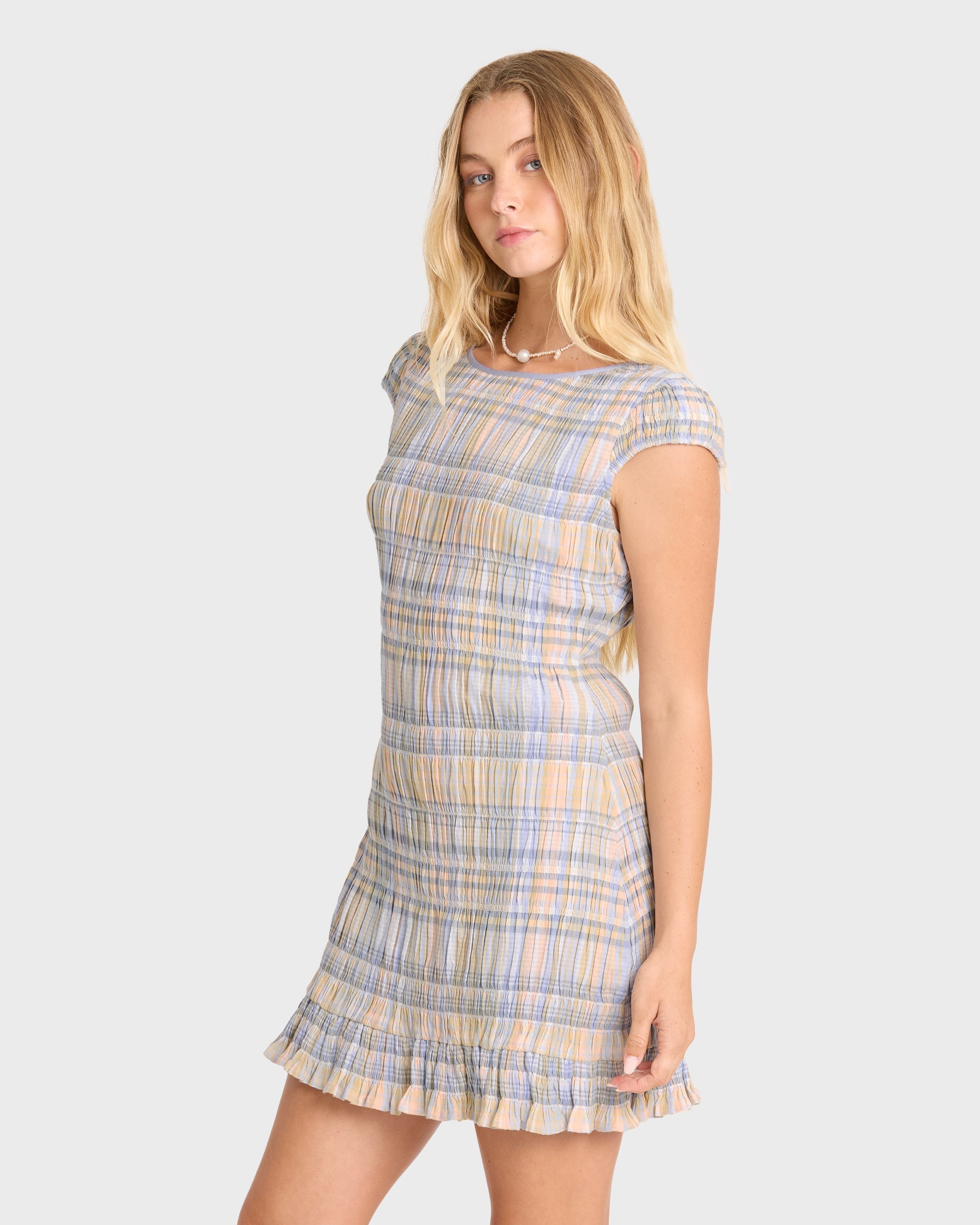 Billabong Bright Side Mini Dress - Twilight Blue