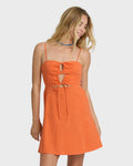 Billabong Lima Mini Dress - Saffron