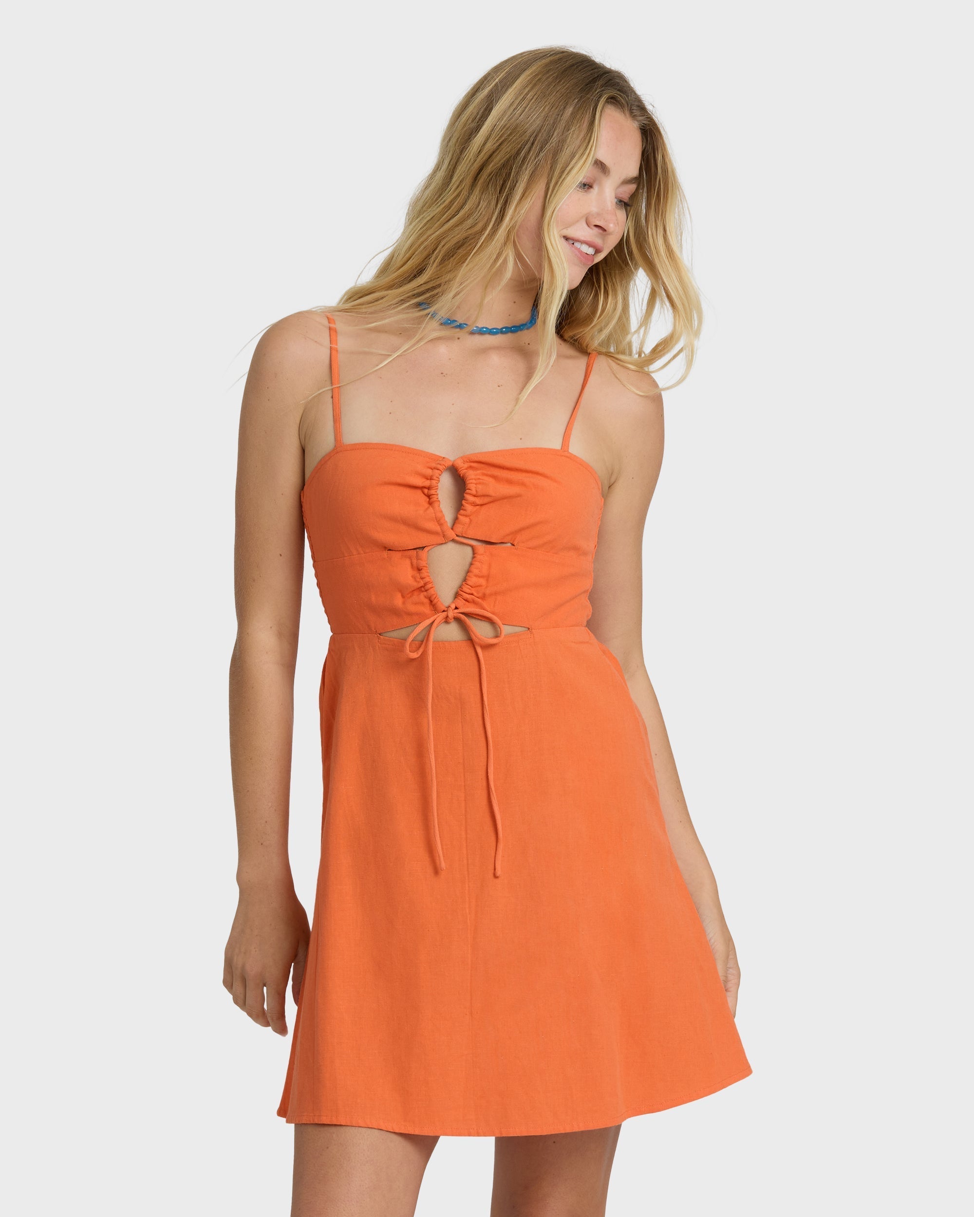 Billabong Lima Mini Dress - Saffron