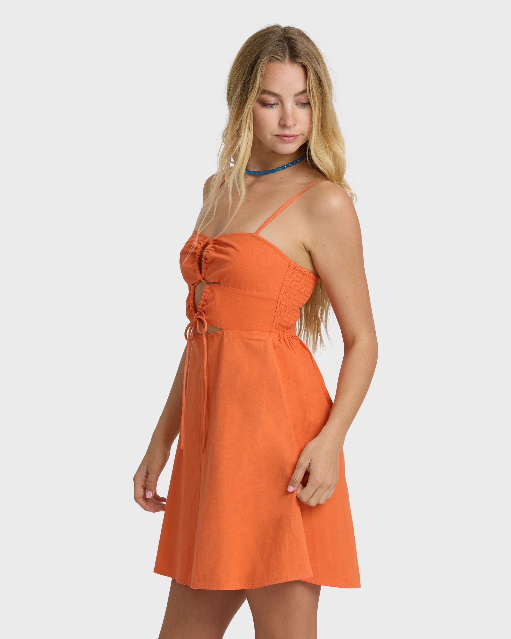 Billabong Lima Mini Dress - Saffron