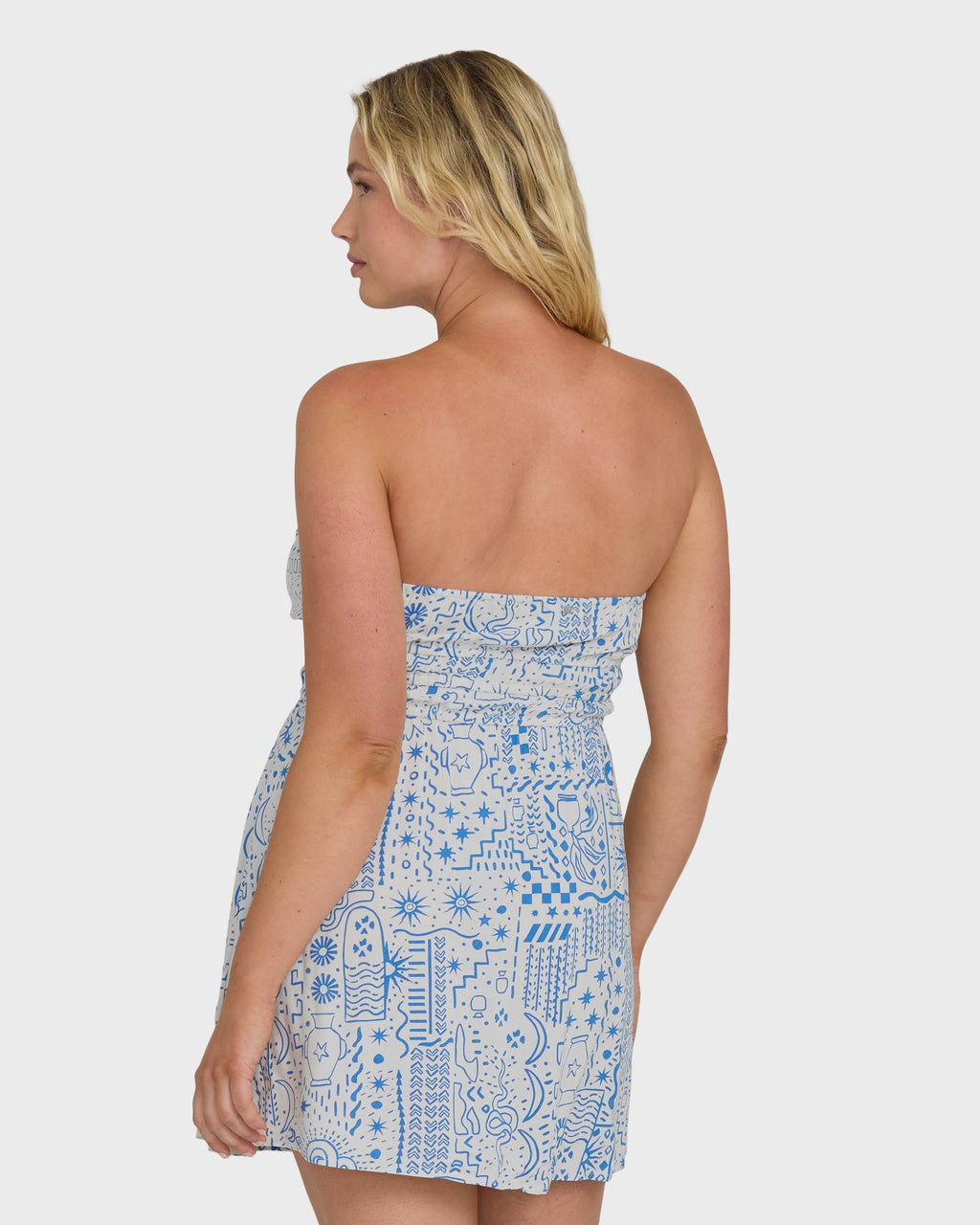 Billabong In The Sky Mini Dress - White Cap