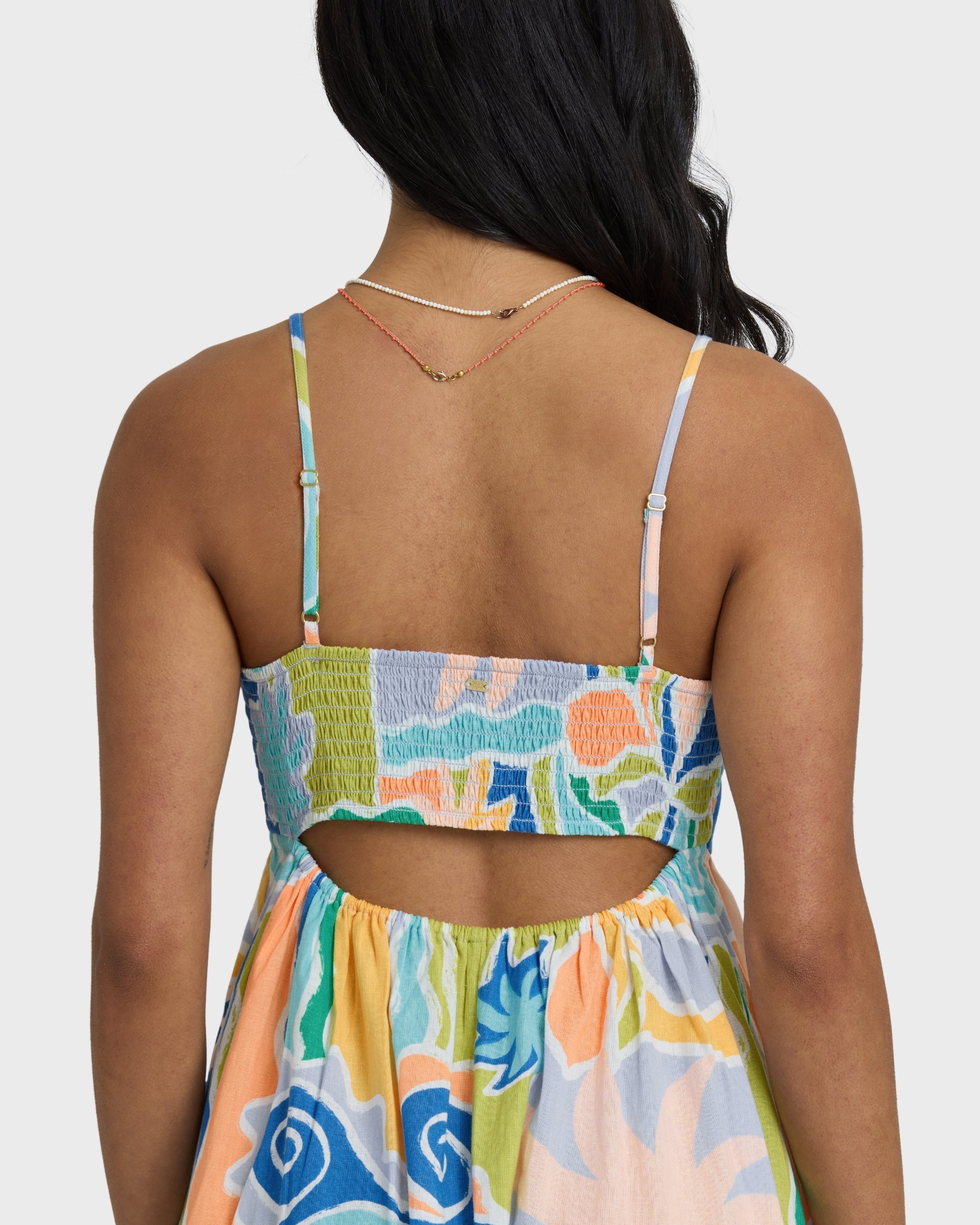 Billabong Island Life Midi Dress - Blue Multi