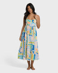 Billabong Island Life Midi Dress - Blue Multi