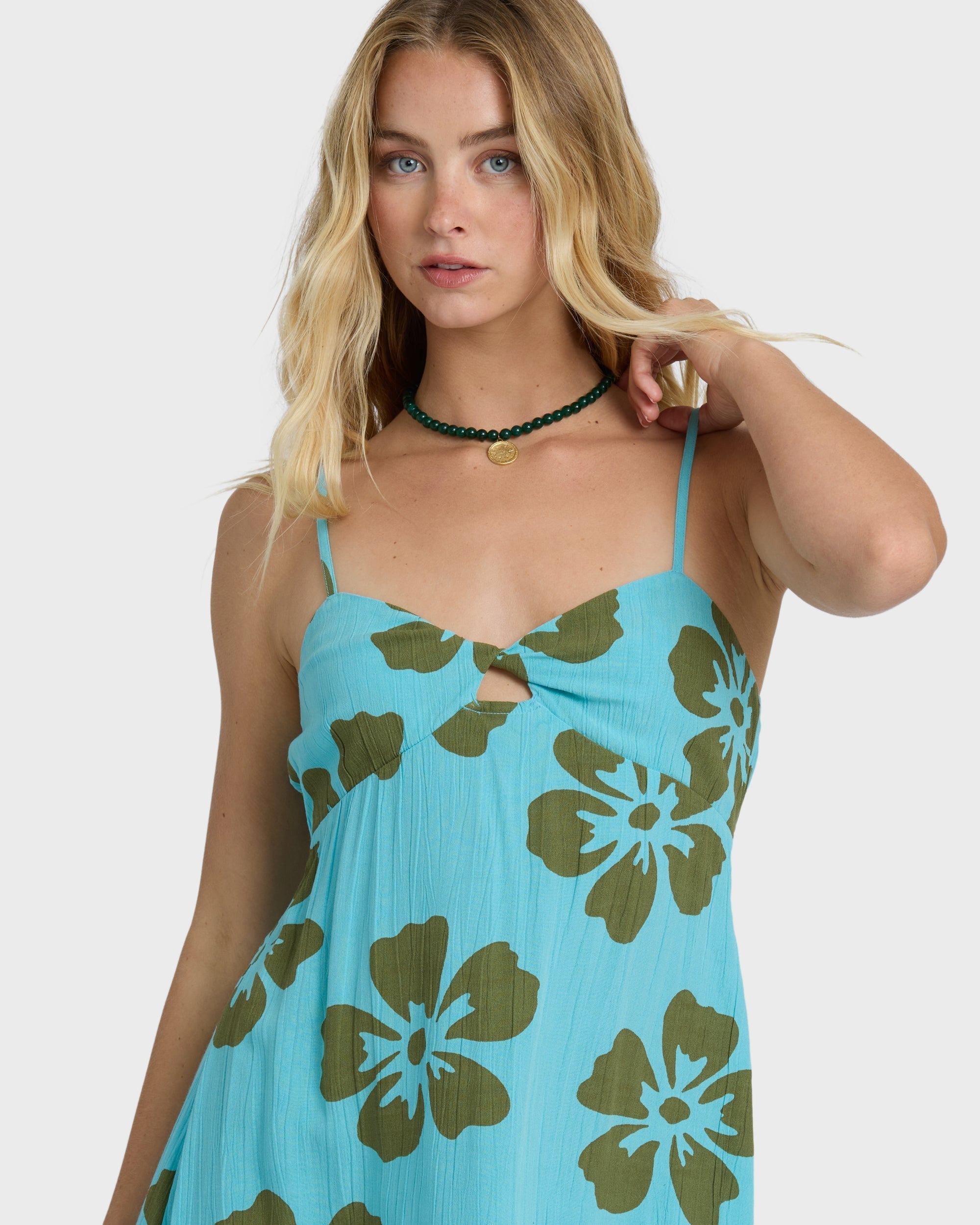 Billabong Last Sunset Mini Dress - Ocean Spray
