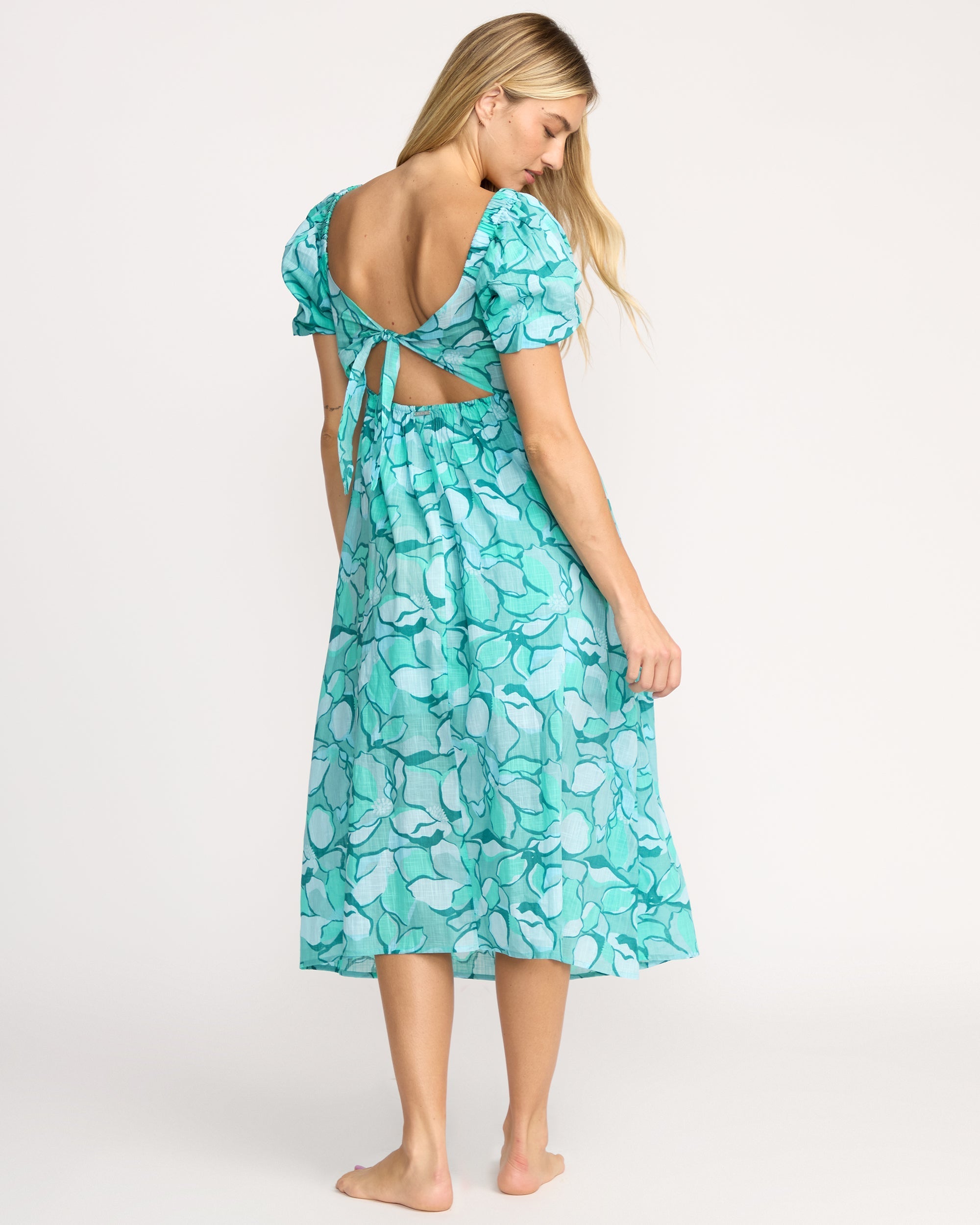 Billabong Go Coastal Midi Dress - Blue Bird