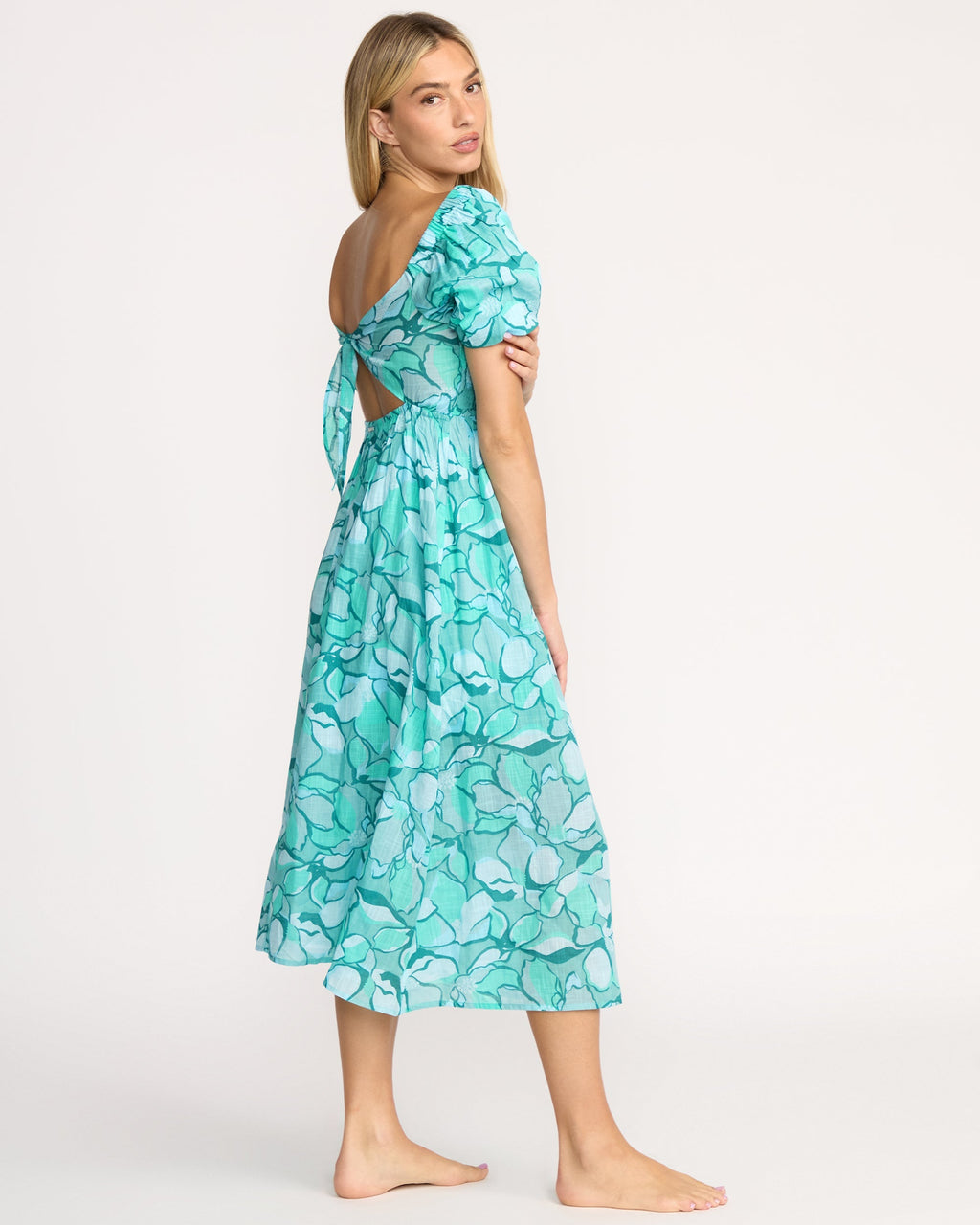 Billabong Go Coastal Midi Dress - Blue Bird