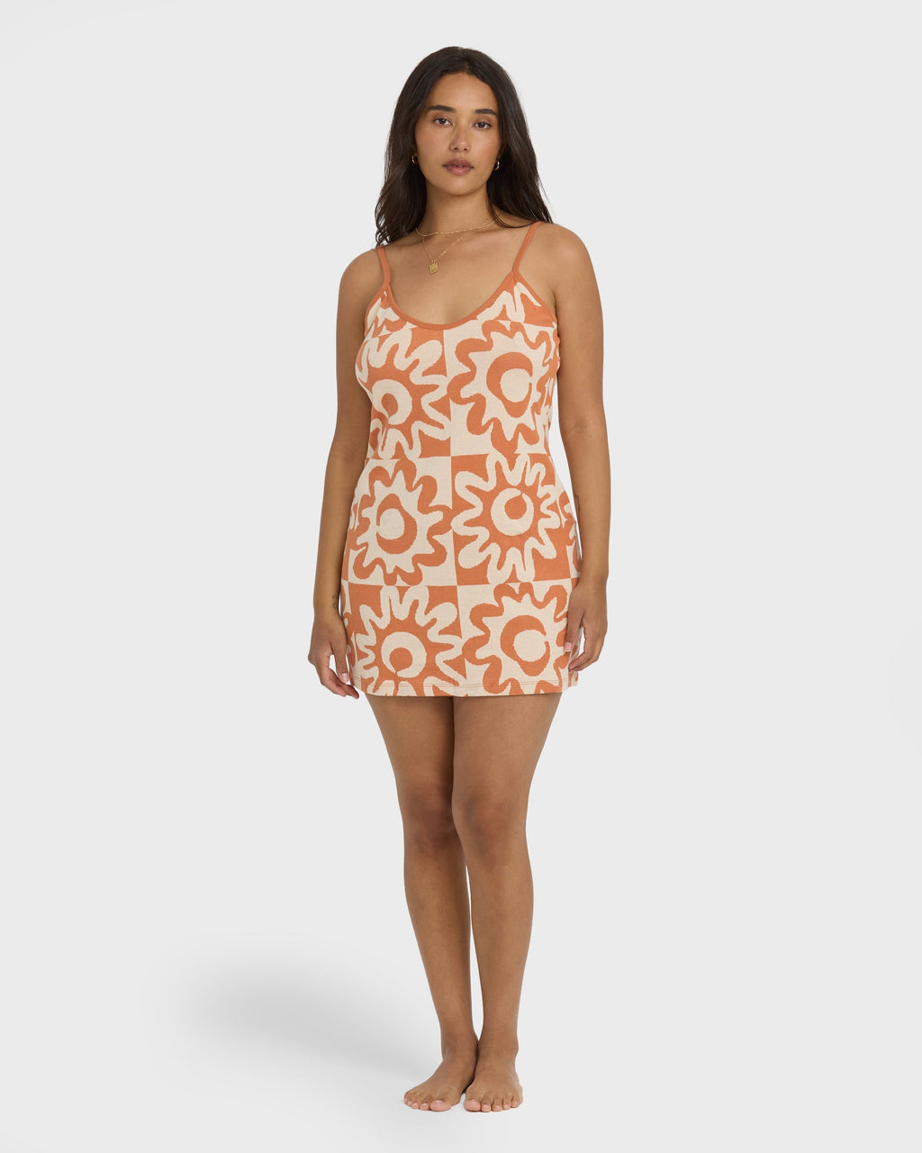 Billabong Lost Waves Knit Mini Dress - Sunburnt