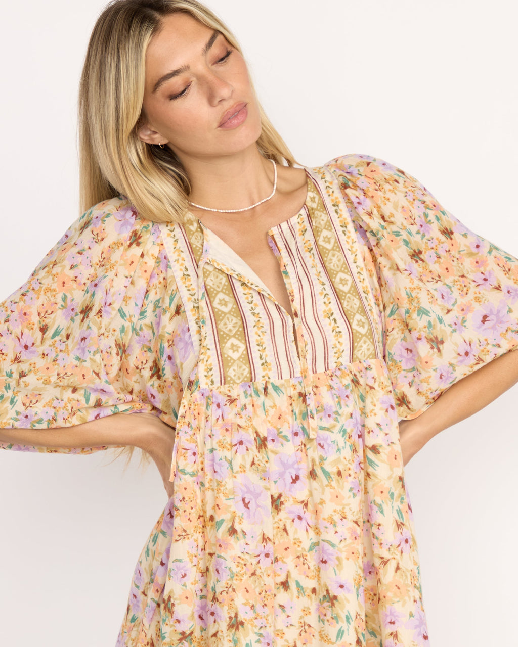 Billabong Ambers Mini Dress - Whitecap