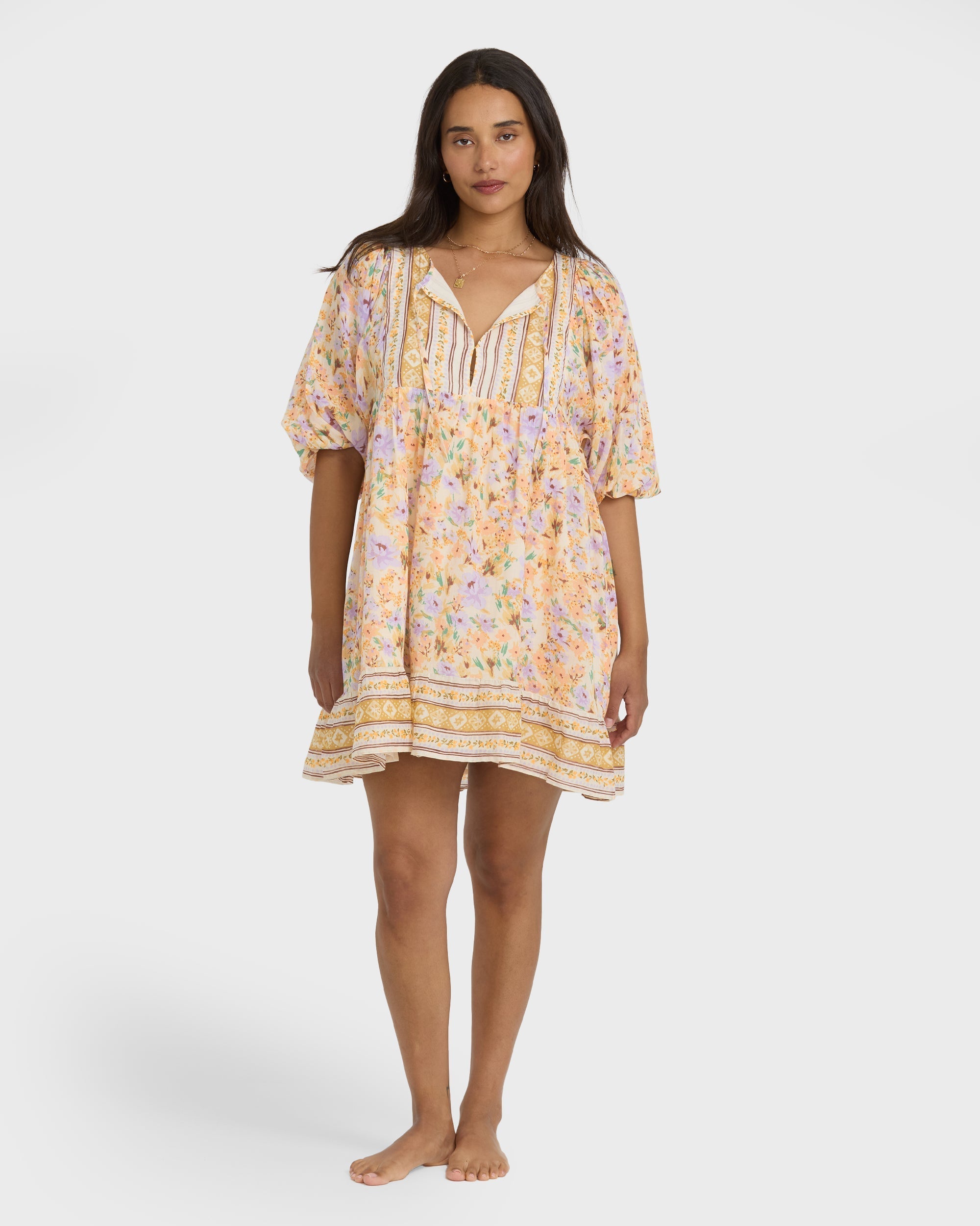 Billabong Ambers Mini Dress - Whitecap