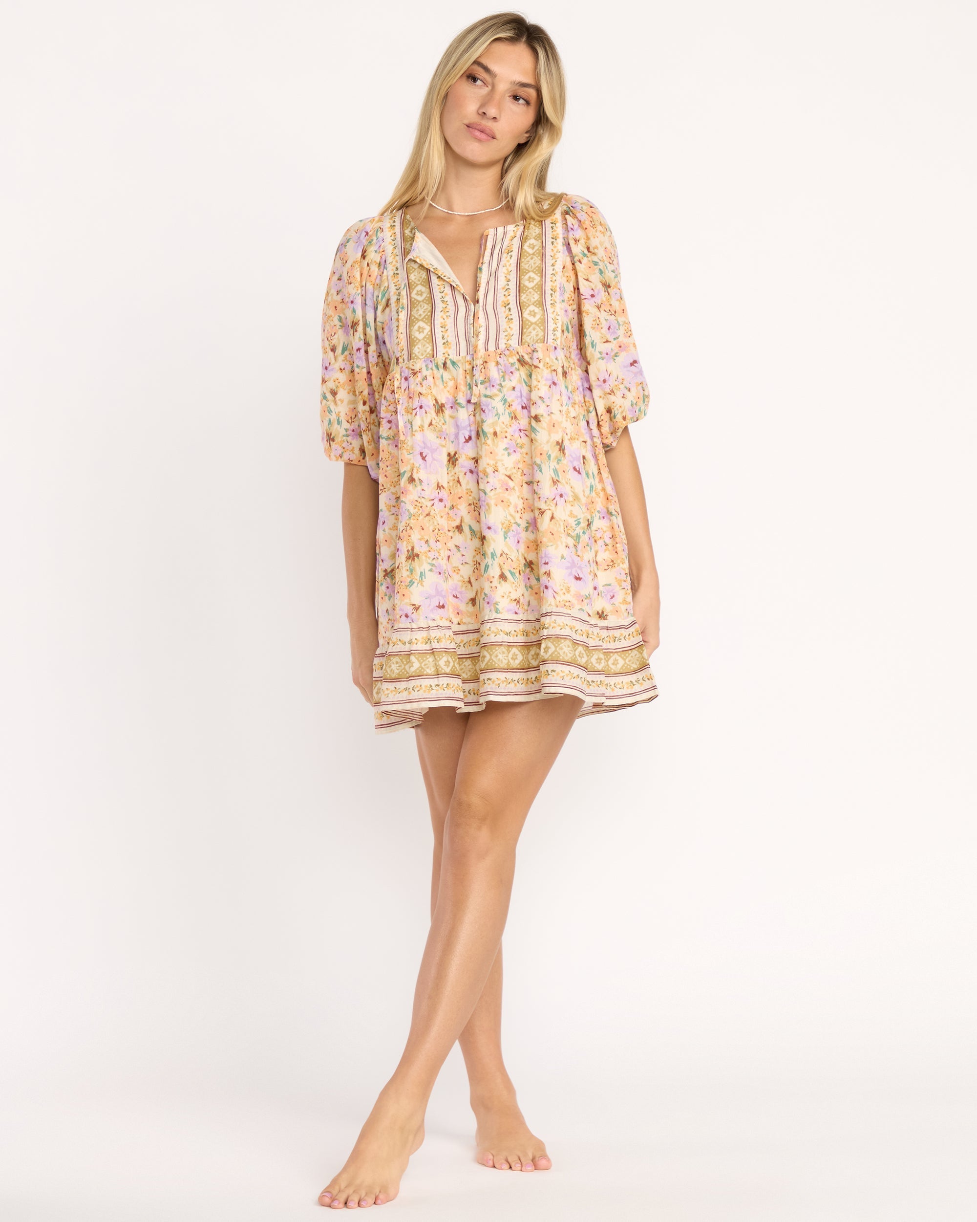 Billabong Ambers Mini Dress - Whitecap