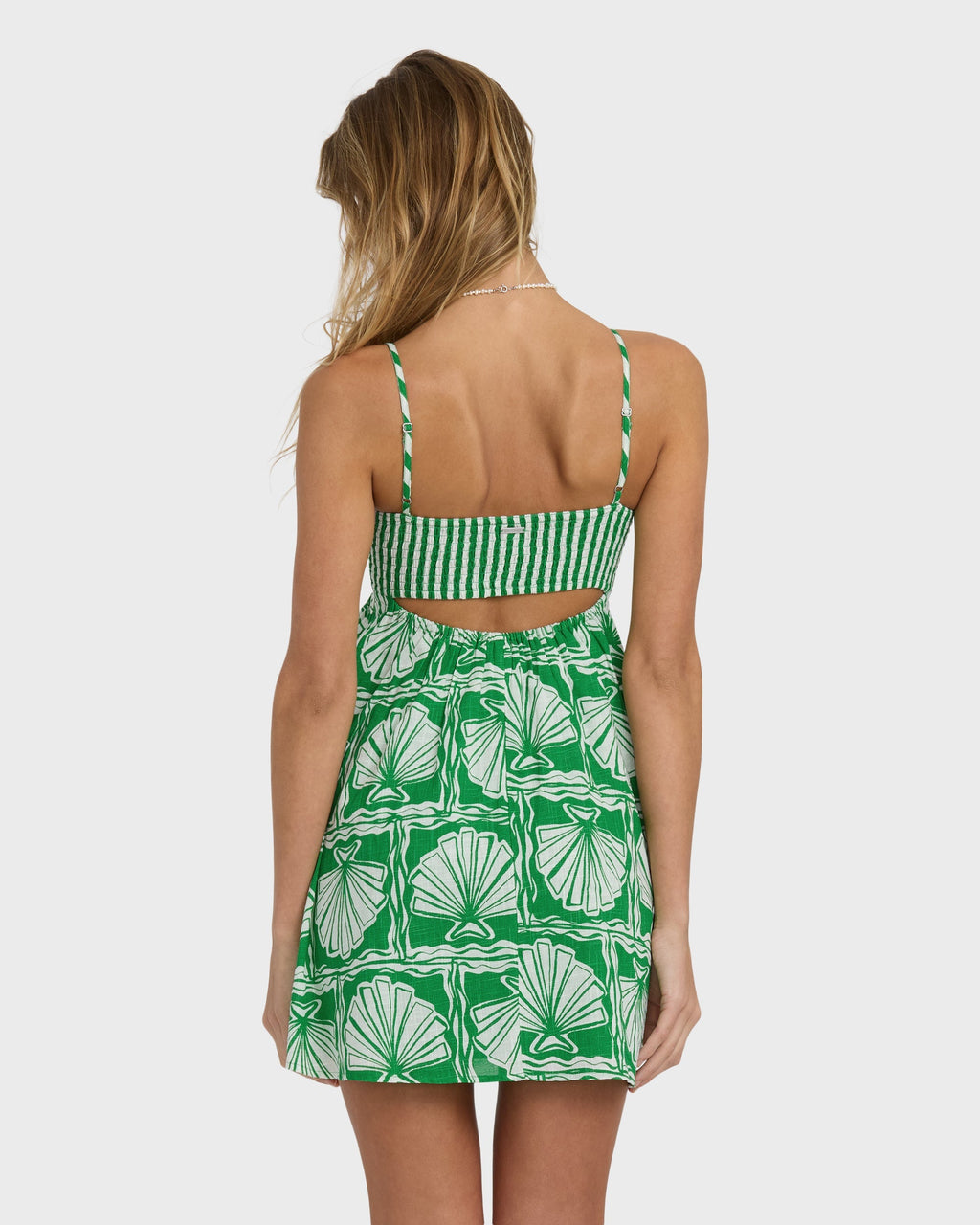 Billabong Sea Shell Mini Dress - Kelly Green