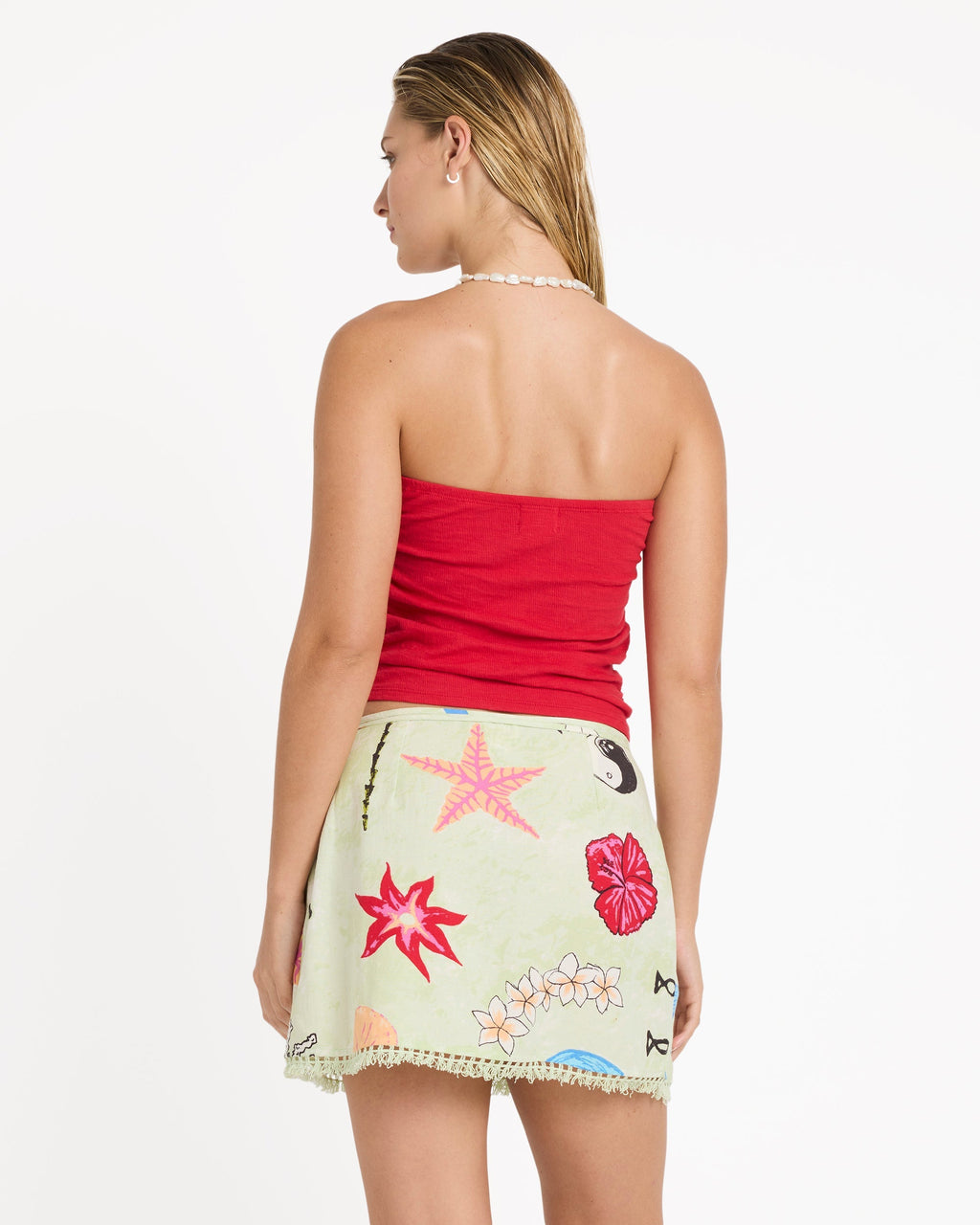 Billabong Lottie Hall Woven Mini Skirt - Sunny Lime