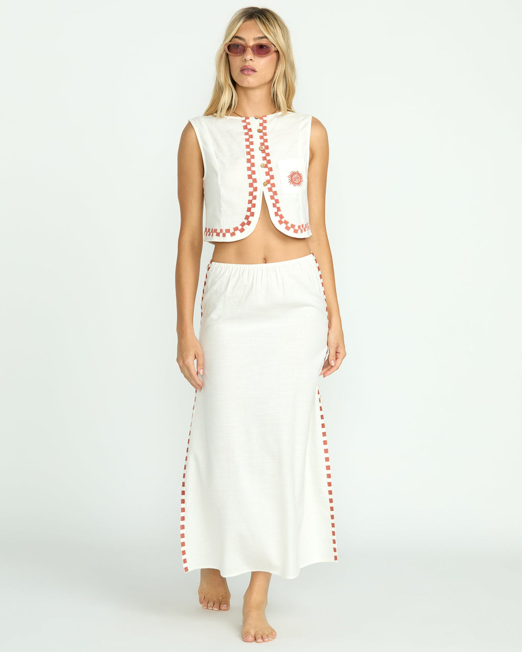 Billabong Secret Cove Skirt - Salt Crystal