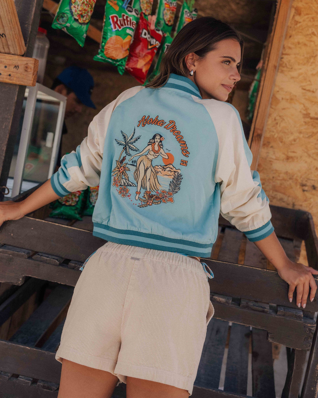 Billabong Dream Vacation Souvenir Jacket - Misty Blue