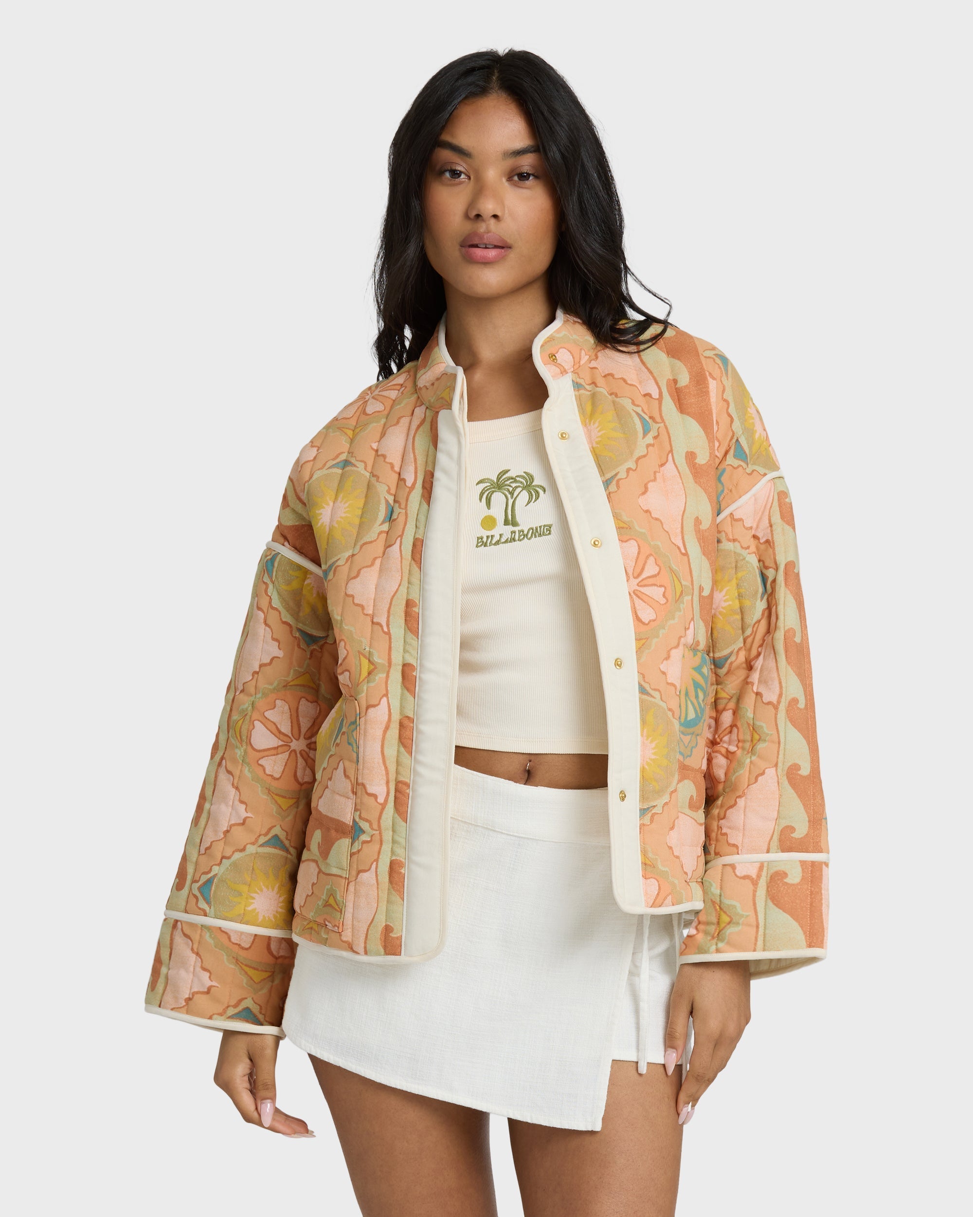 Billabong Folk Story 2 Quilted Jacket - Sand