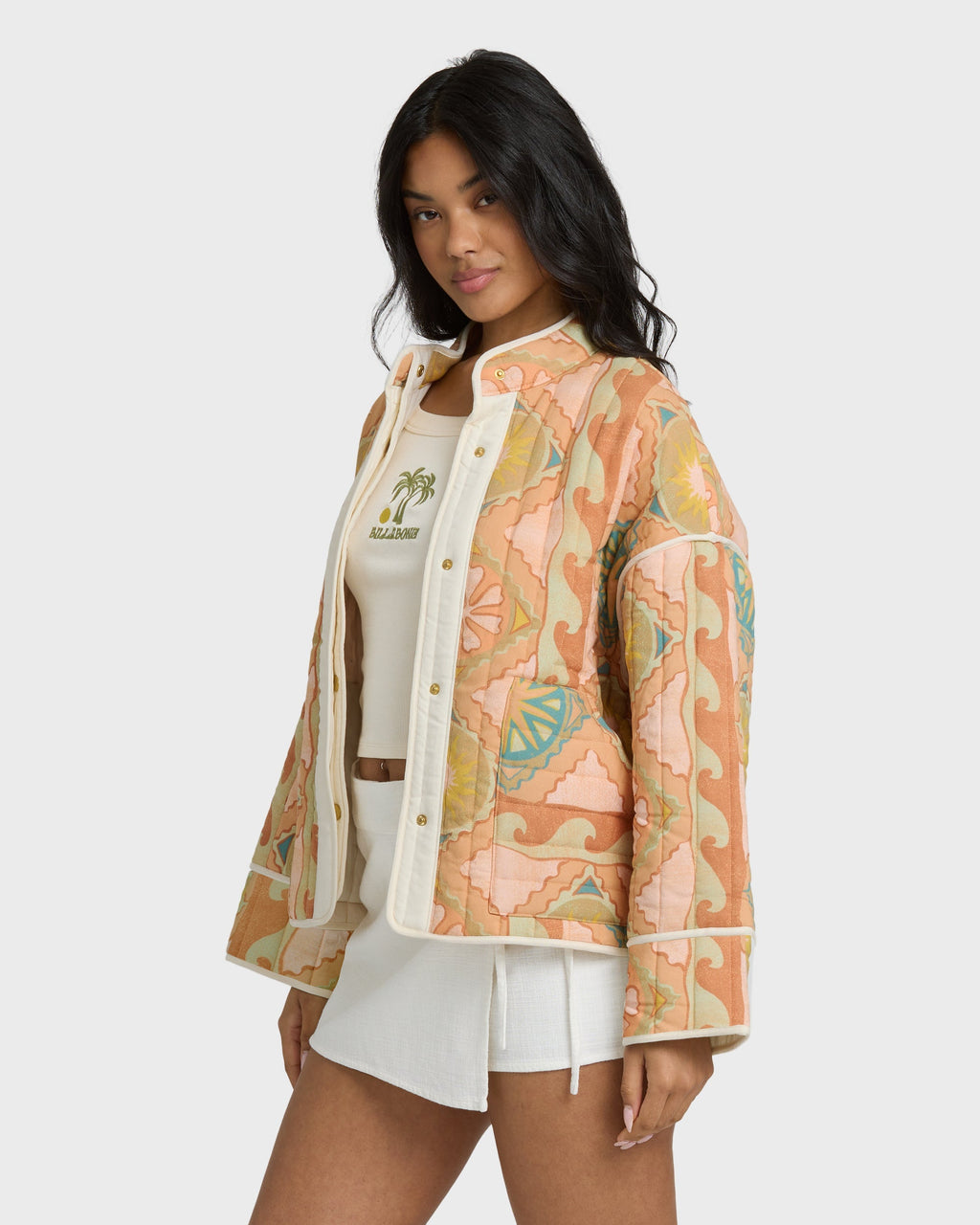 Billabong Folk Story 2 Quilted Jacket - Sand