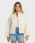 Billabong Folk Story 2 Quilted Jacket - White Cap