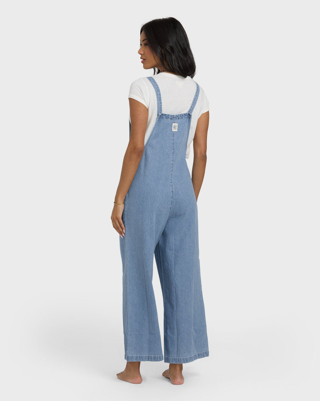 Billabong Pacific Time Denim Overall - Sea Blue