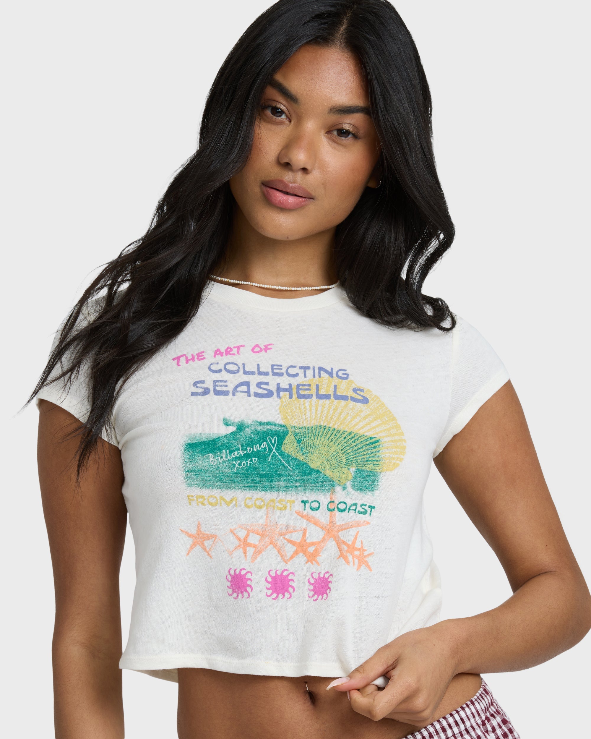 Billabong Coastal Adventures Short Sleeve T-Shirt - White Cap