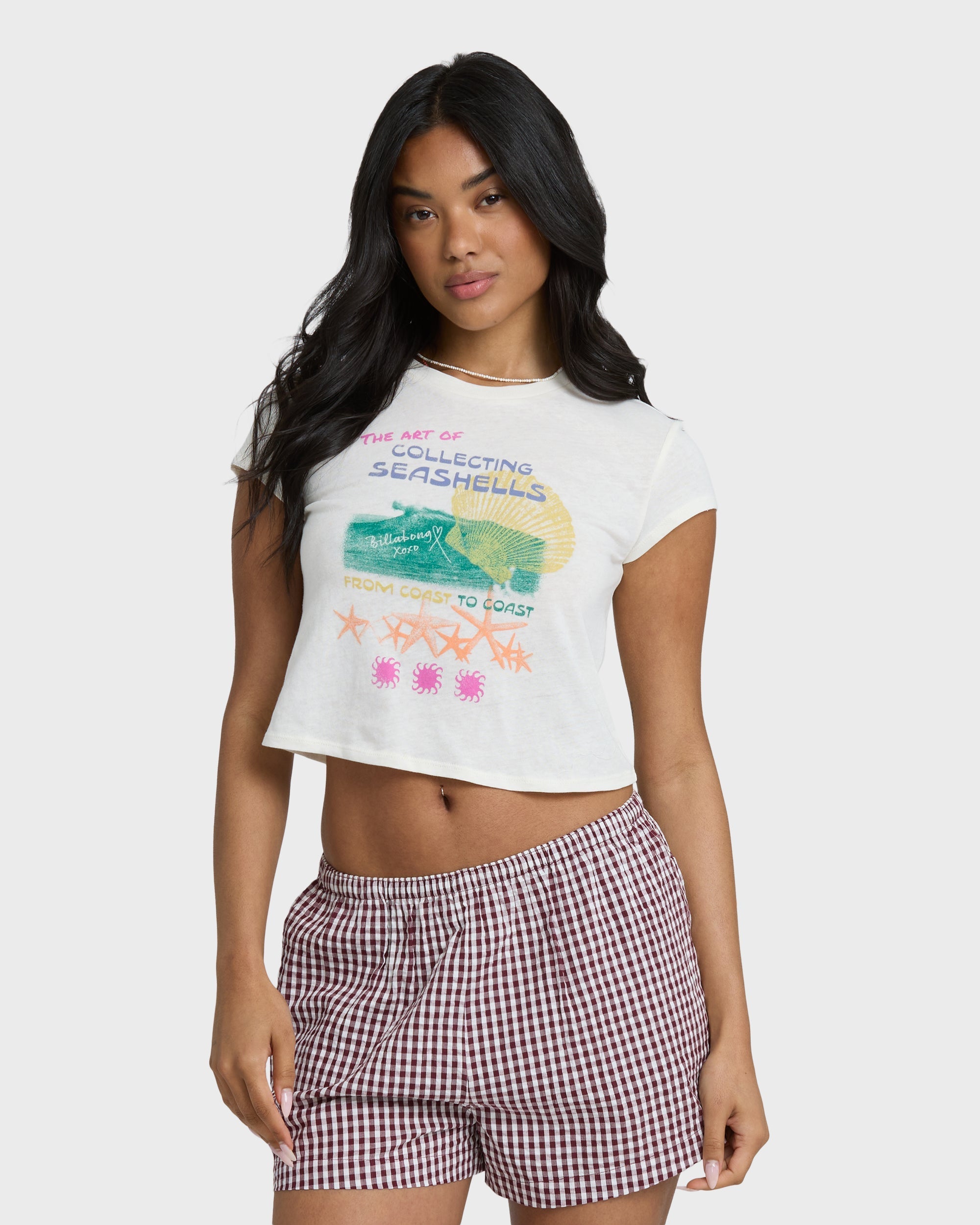 Billabong Coastal Adventures Short Sleeve T-Shirt - White Cap